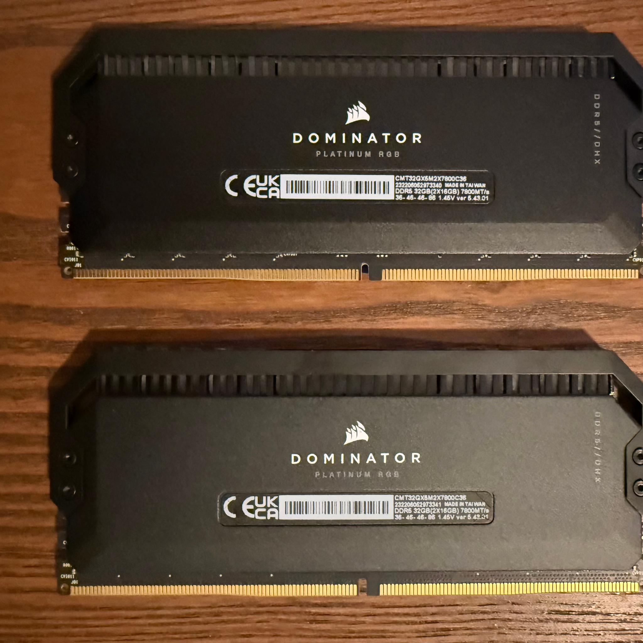 Corsair Dominator Platinum RGB DDR5 32GB 7800MHz