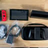 Nintendo Switch Partial Box Set (Unpatched) + 256GB microSD + Carrying Case