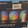 Lian-Li AL120 Unifan Black 3-Pack with Control Hub