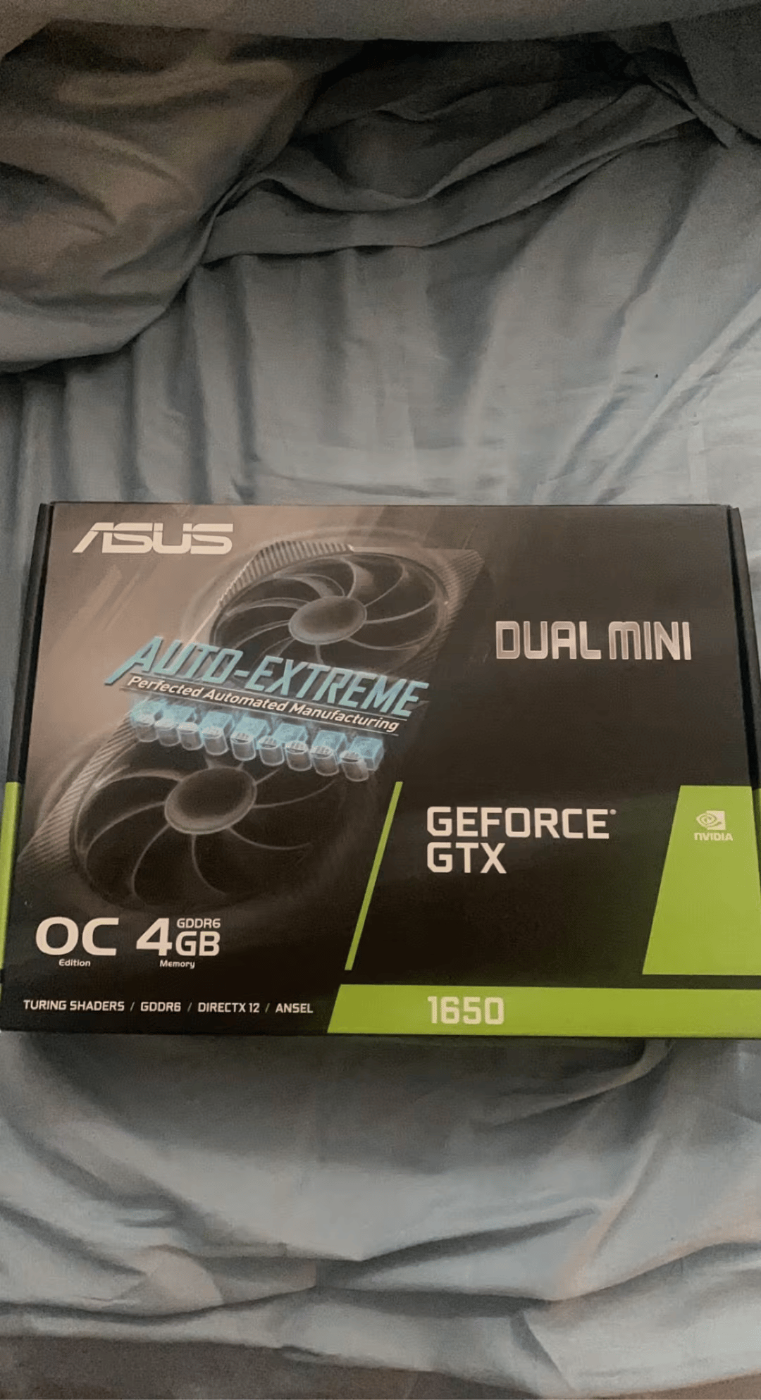 BNIB Asus 1650 dual mini oc edition 