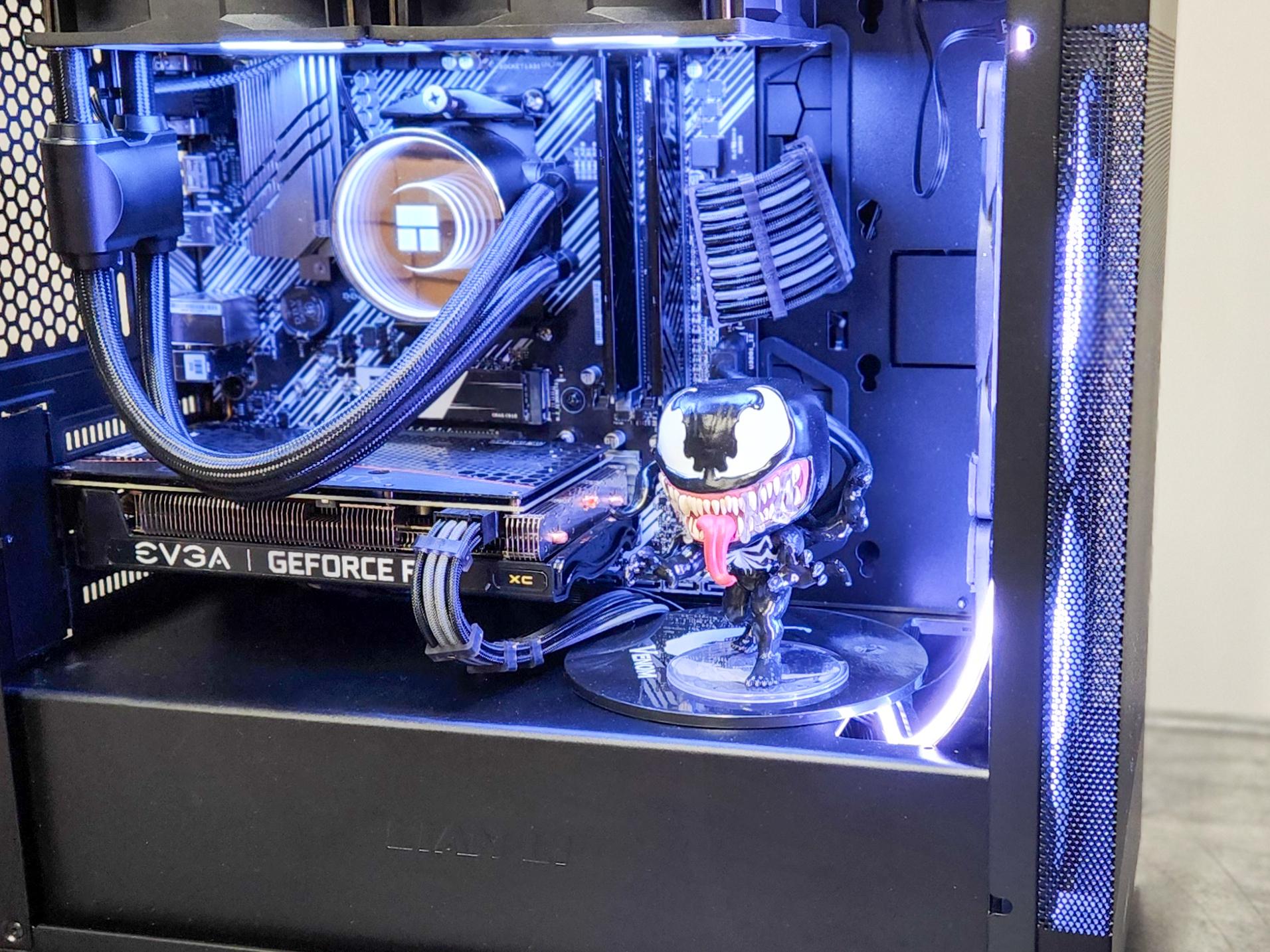 "VenomX" 🖤💀⚡Liquid Cooled Gaming PC | Ryzen 5 | 32GB RAM | 1TB SSD | RTX 3060 12GB | Win 11  PRO