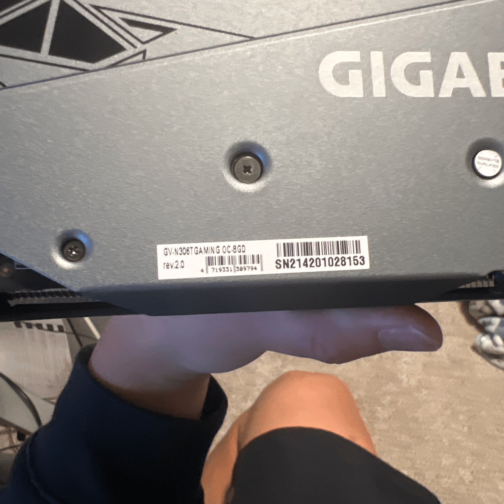 Gigabyte RTX 3060ti OC