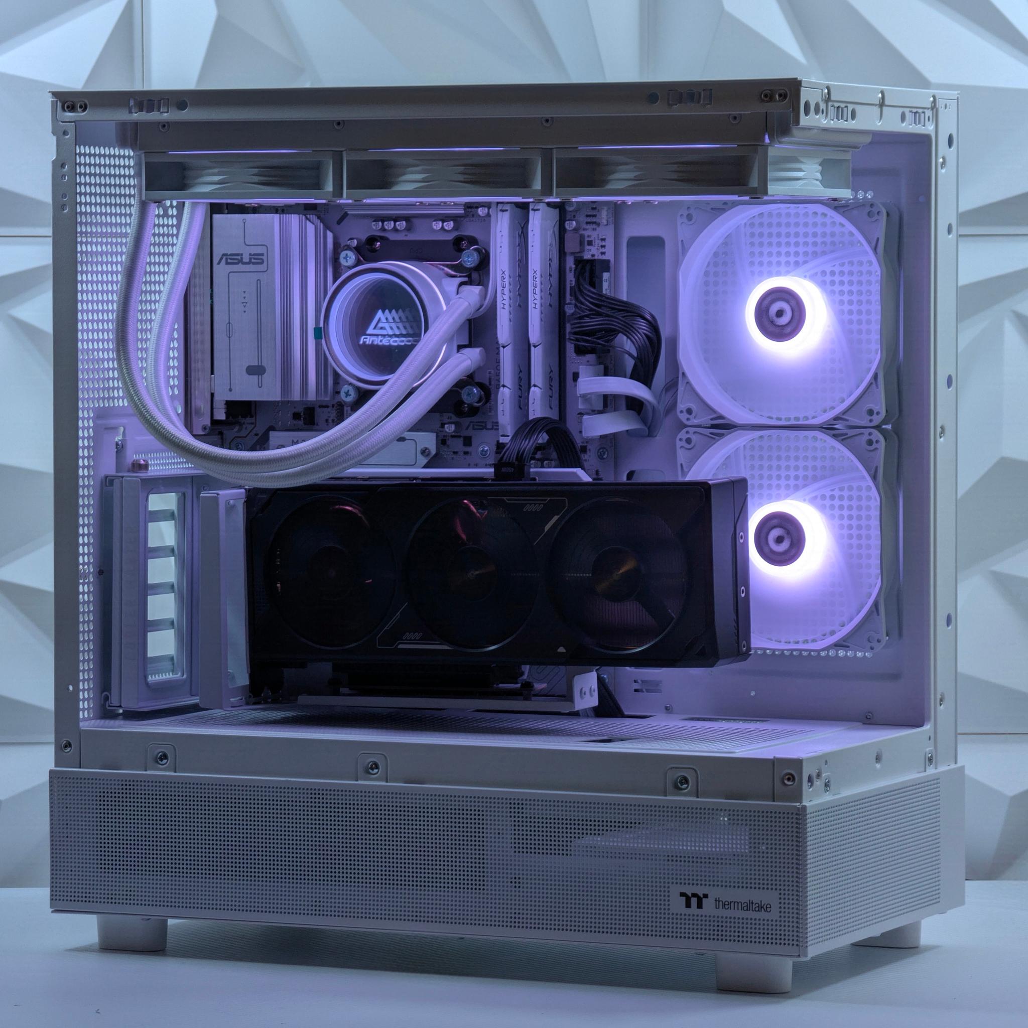 🤍ALABASTER | RTX 5070 12GB | Ryzen 7 9800X3D | 32GB DDR5 | 1TB NVMe | White 1440p | FREE SHIPPING