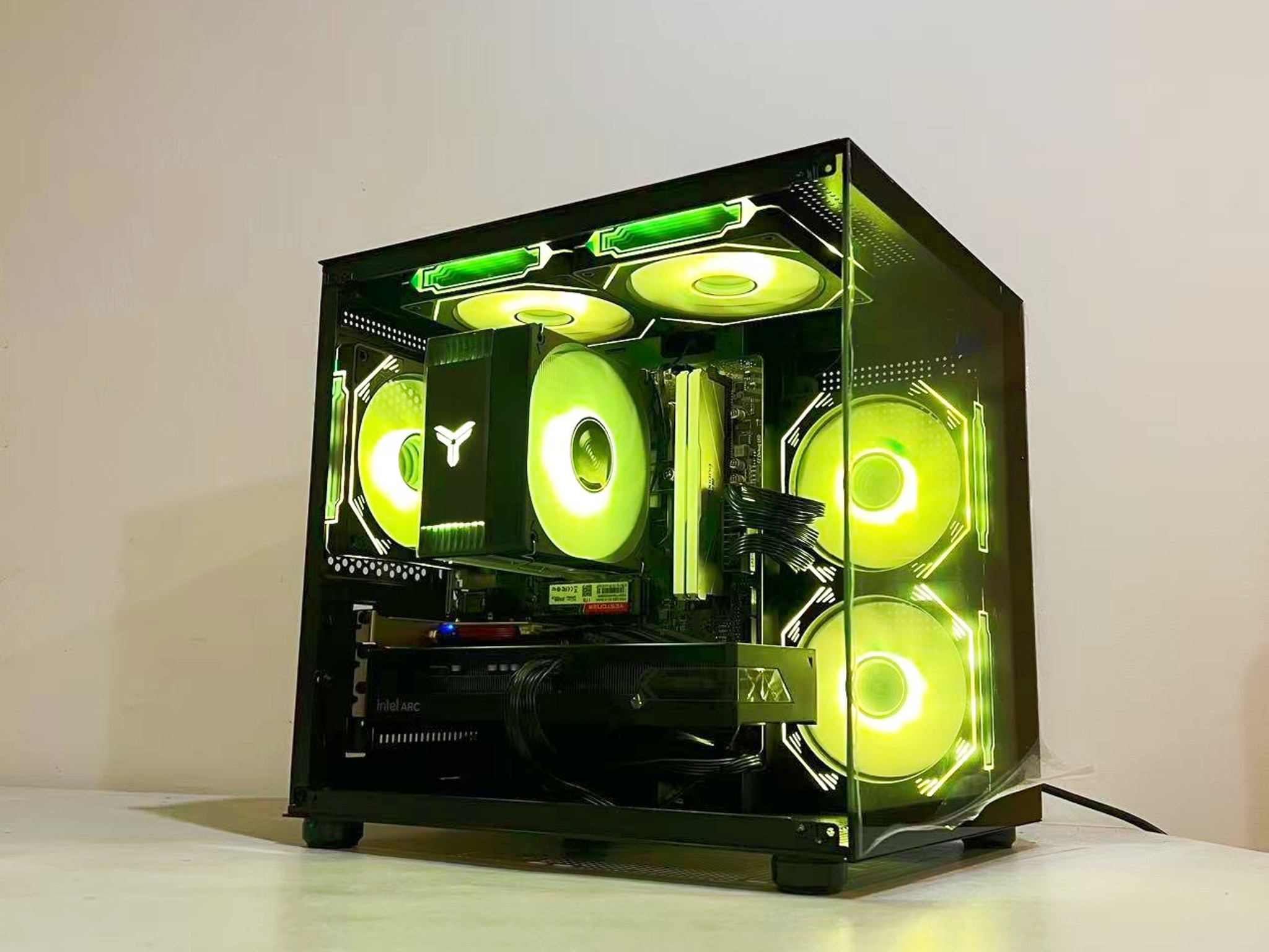 🔥For Sale🔥 Arc B580 12G|R5-5600|1TB M.2|16GB RAM|ARGB Fans|WIFI||DepxTech Pre-Built PC
