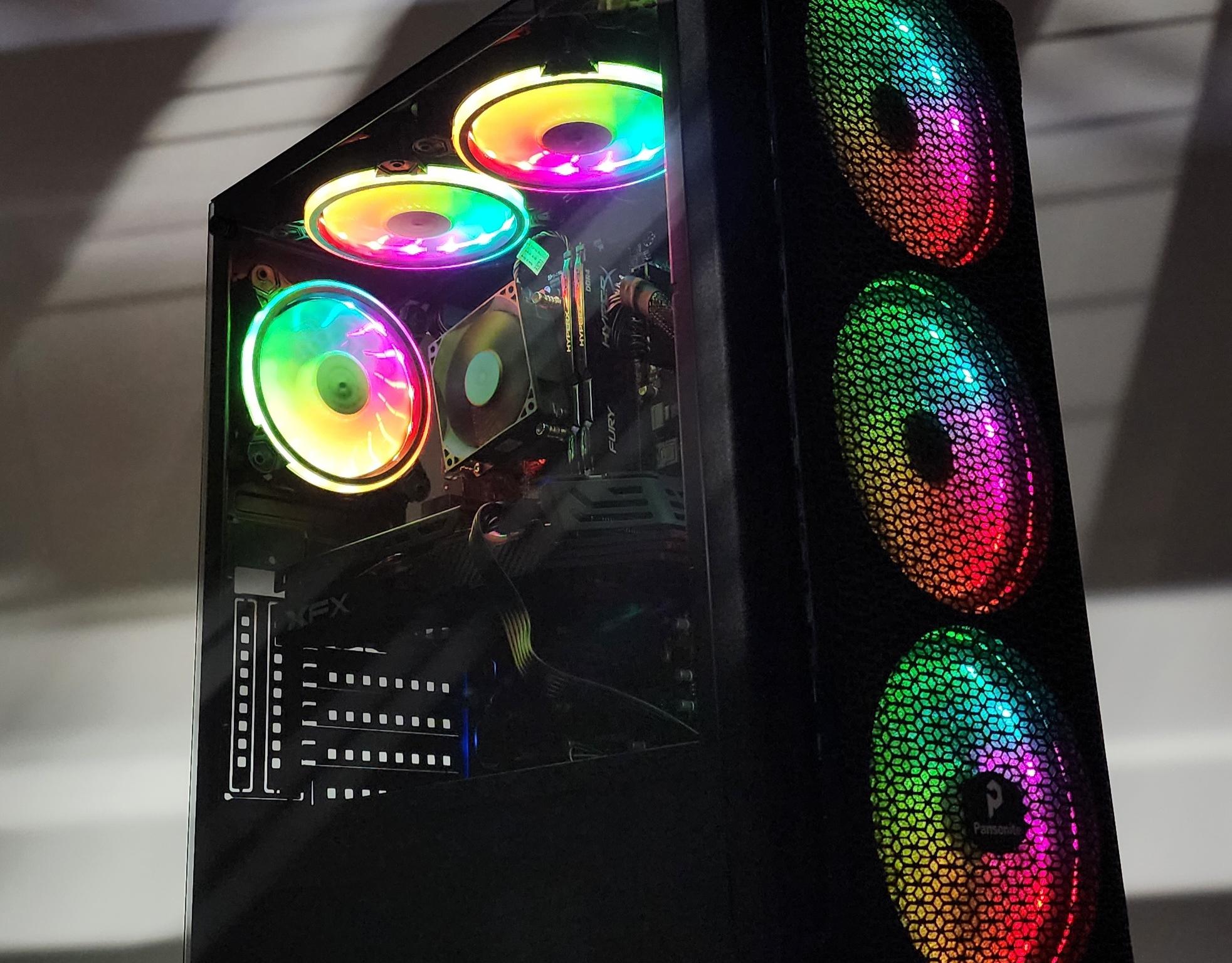 Gaming PC i3-6300 8GB RAM 256GB SSD + 1TB HDD RX 580 8GB Windows 11 Computer