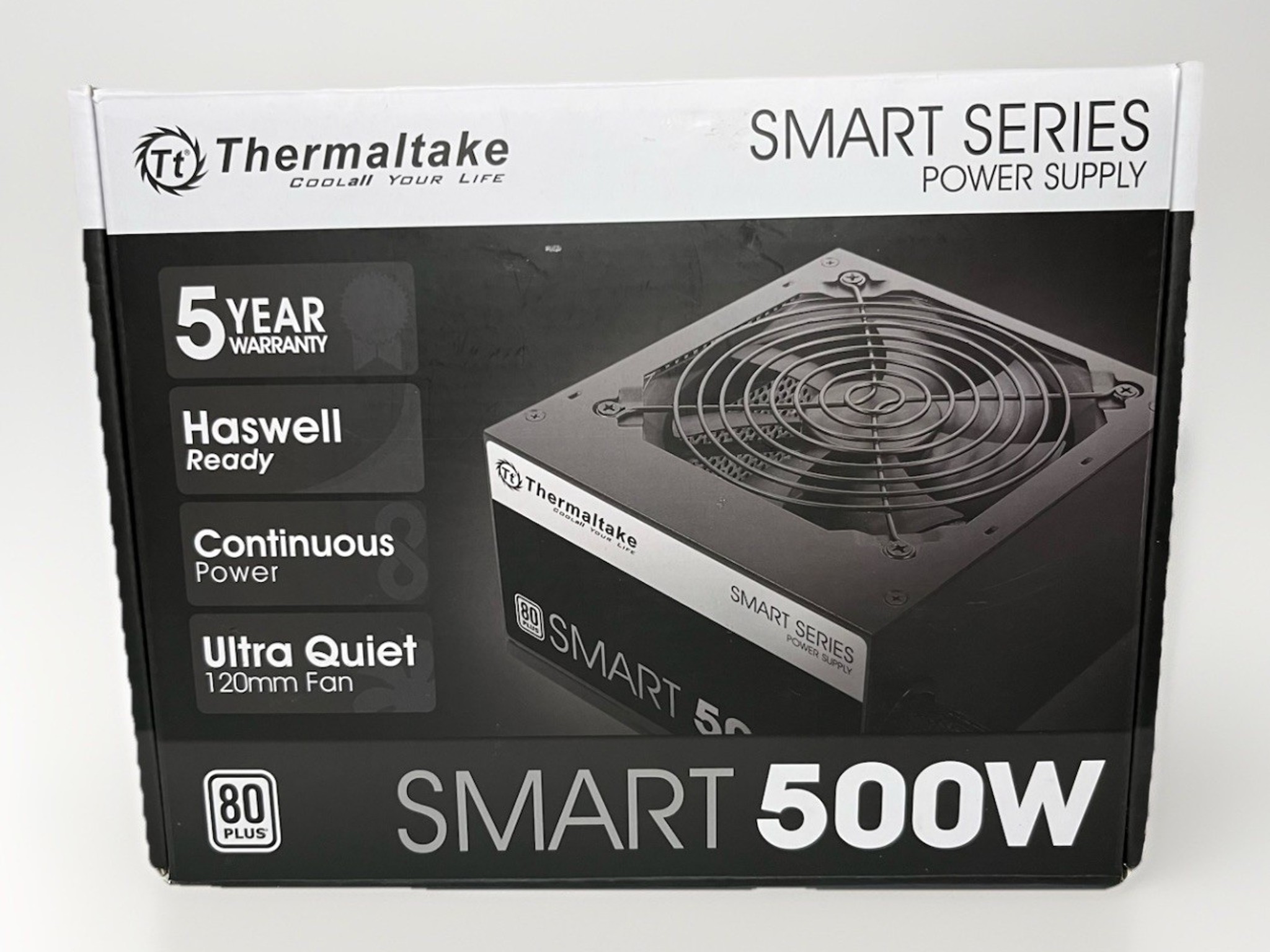 Thermaltake 500W 80 Plus Certified ATX Power Supply Brand New Open Box
