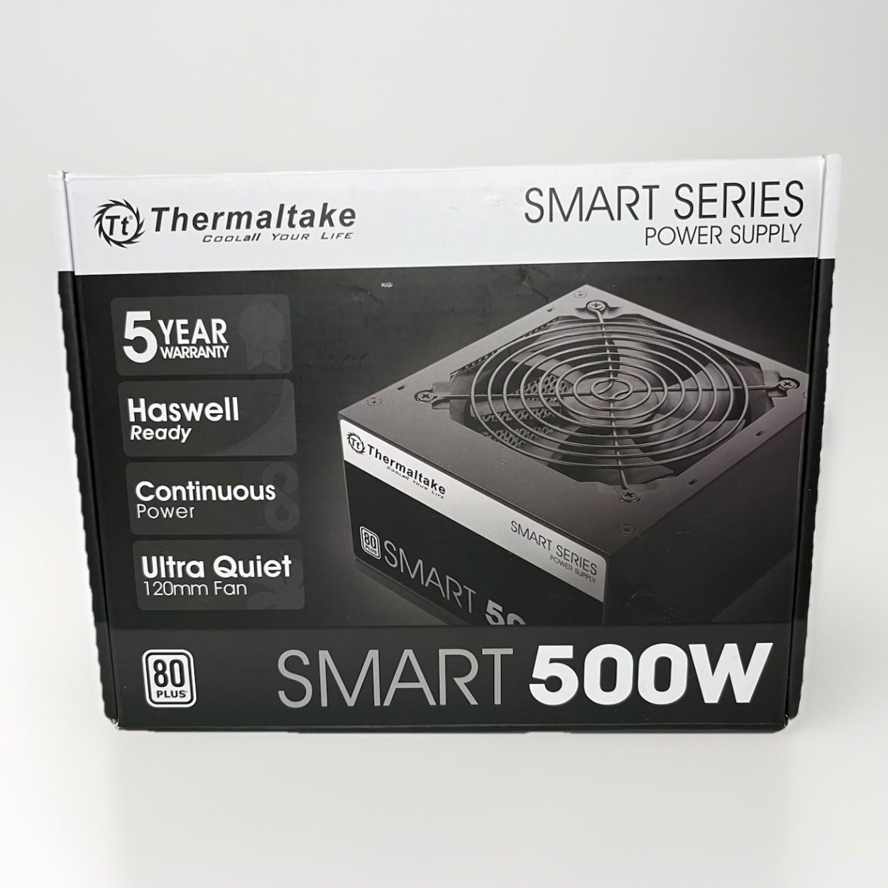 Thermaltake 500W 80 Plus Certified ATX Power Supply Brand New Open Box