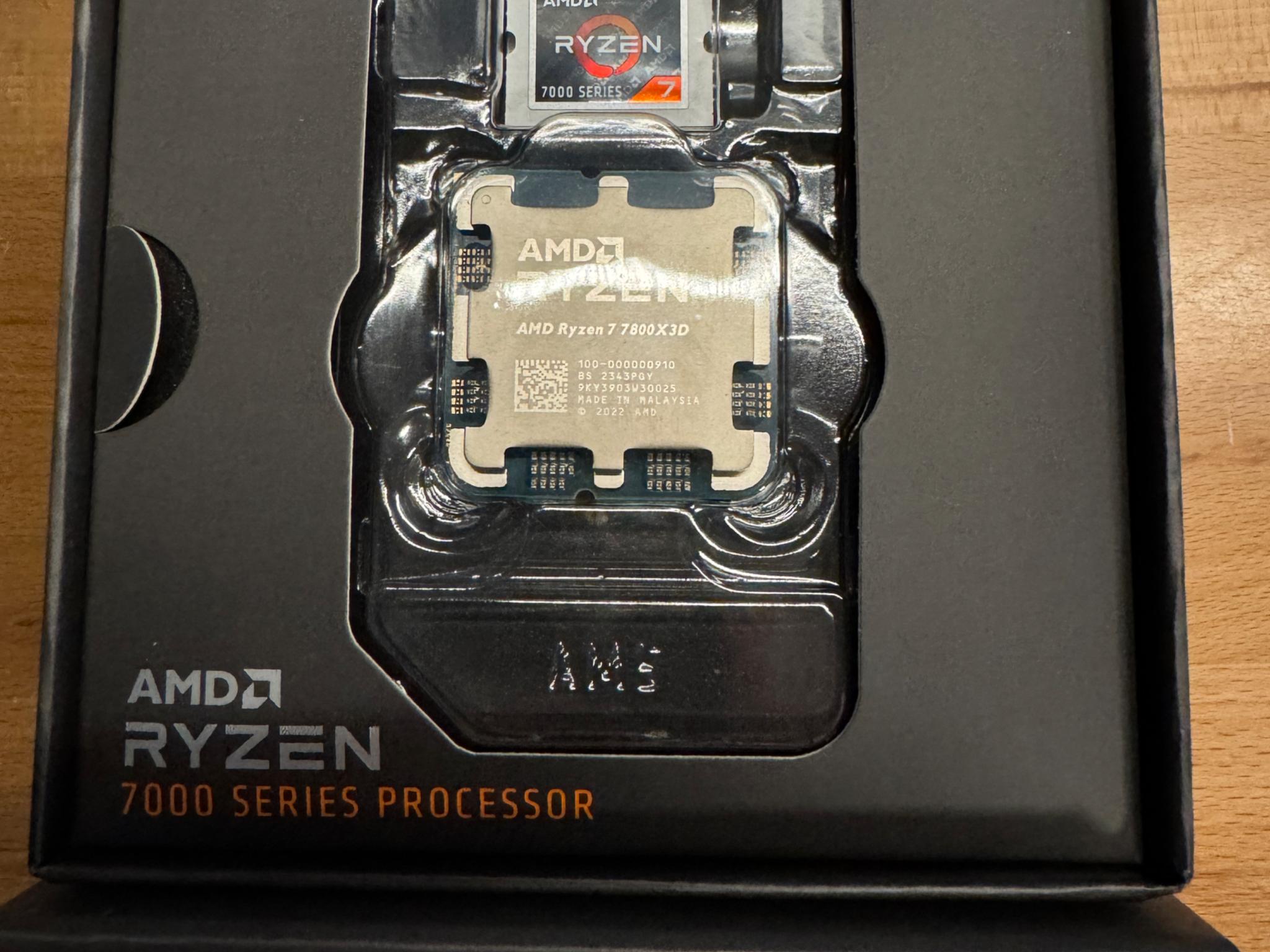 AMD Ryzen 7800X3D AM5 CPU