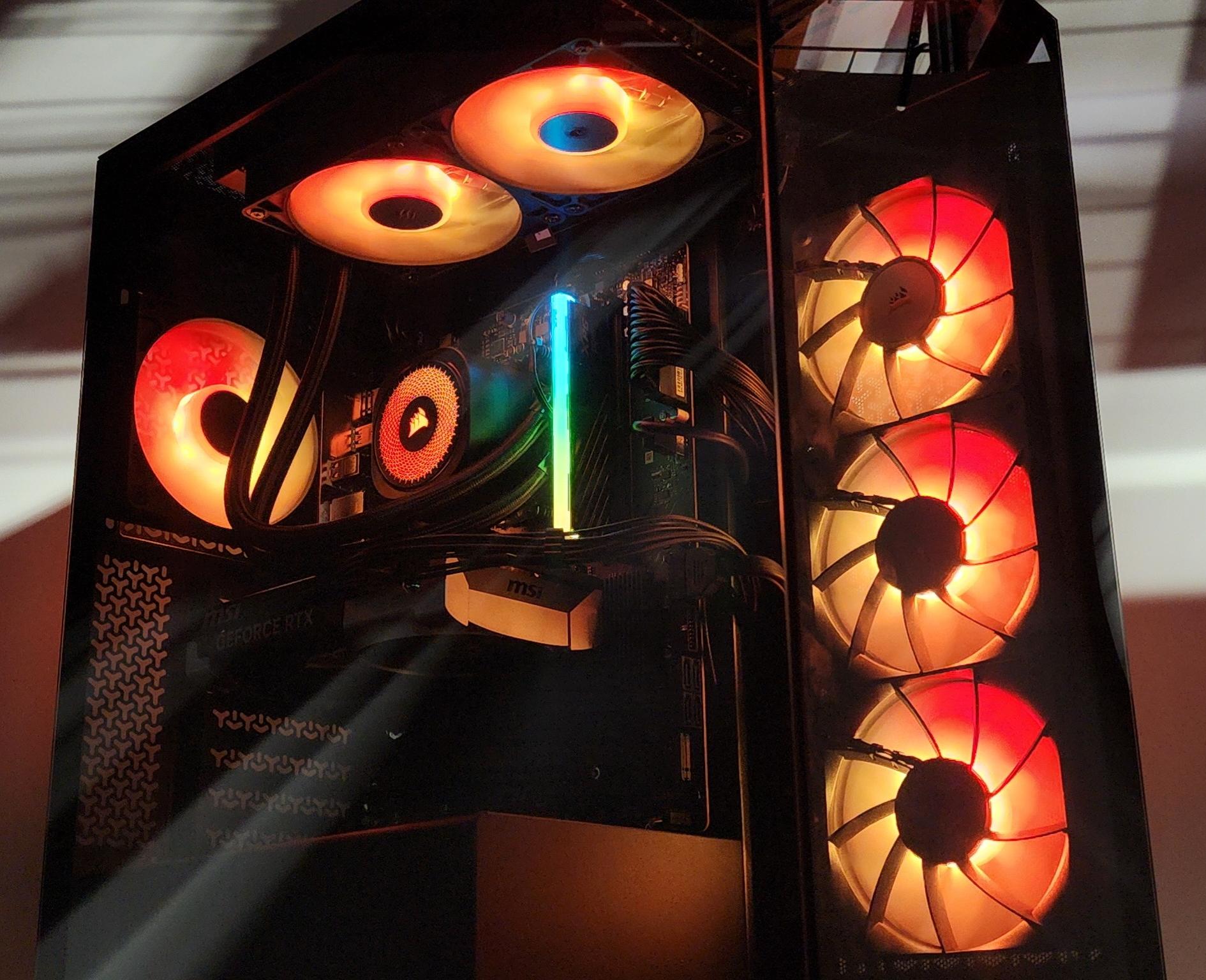 Gaming PC Ryzen 5 9600X 16GB RAM 1TB SSD RTX 5060  8GB Windows 11 Computer