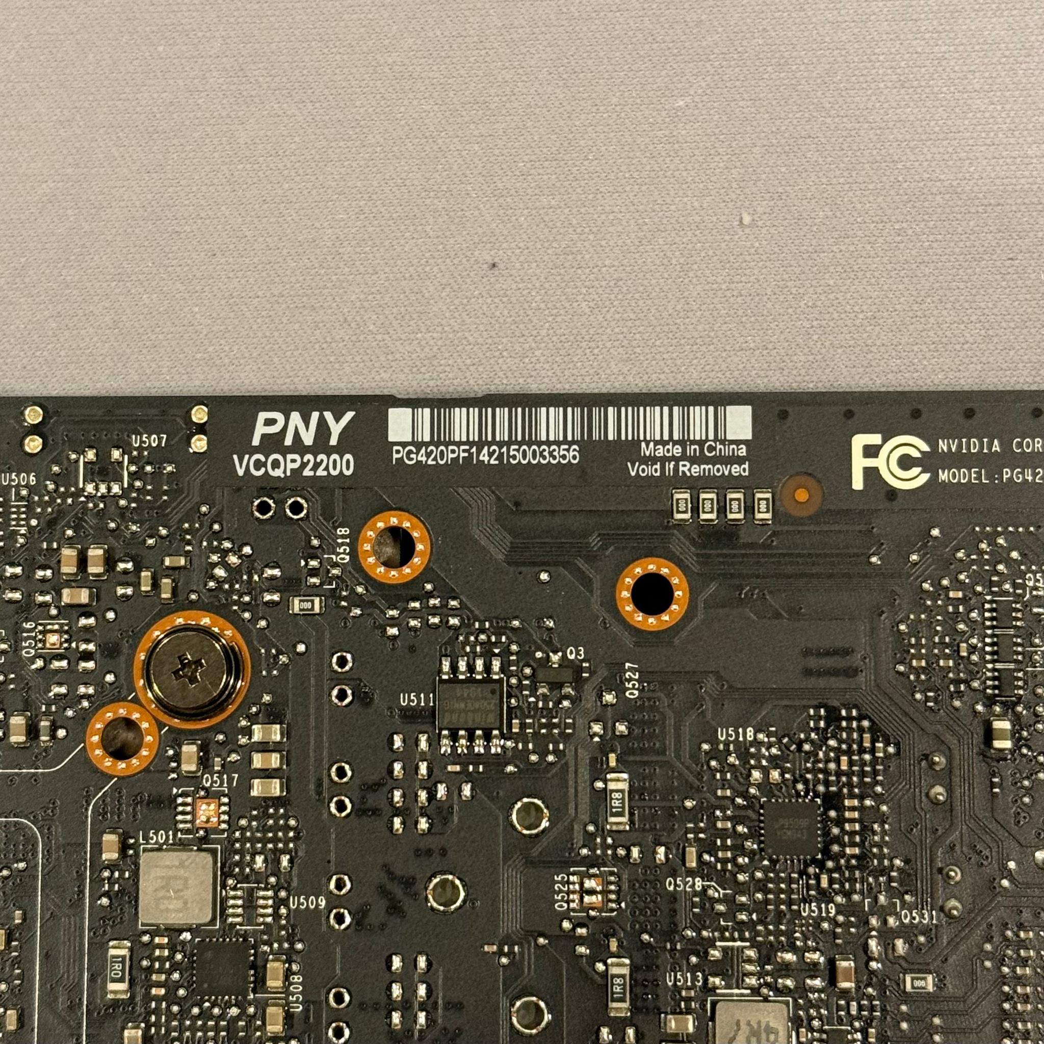 Tested PNY NVIDIA Quadro P2200 5GB GDDR5X 4x DisplayPort GPU Graphics Card