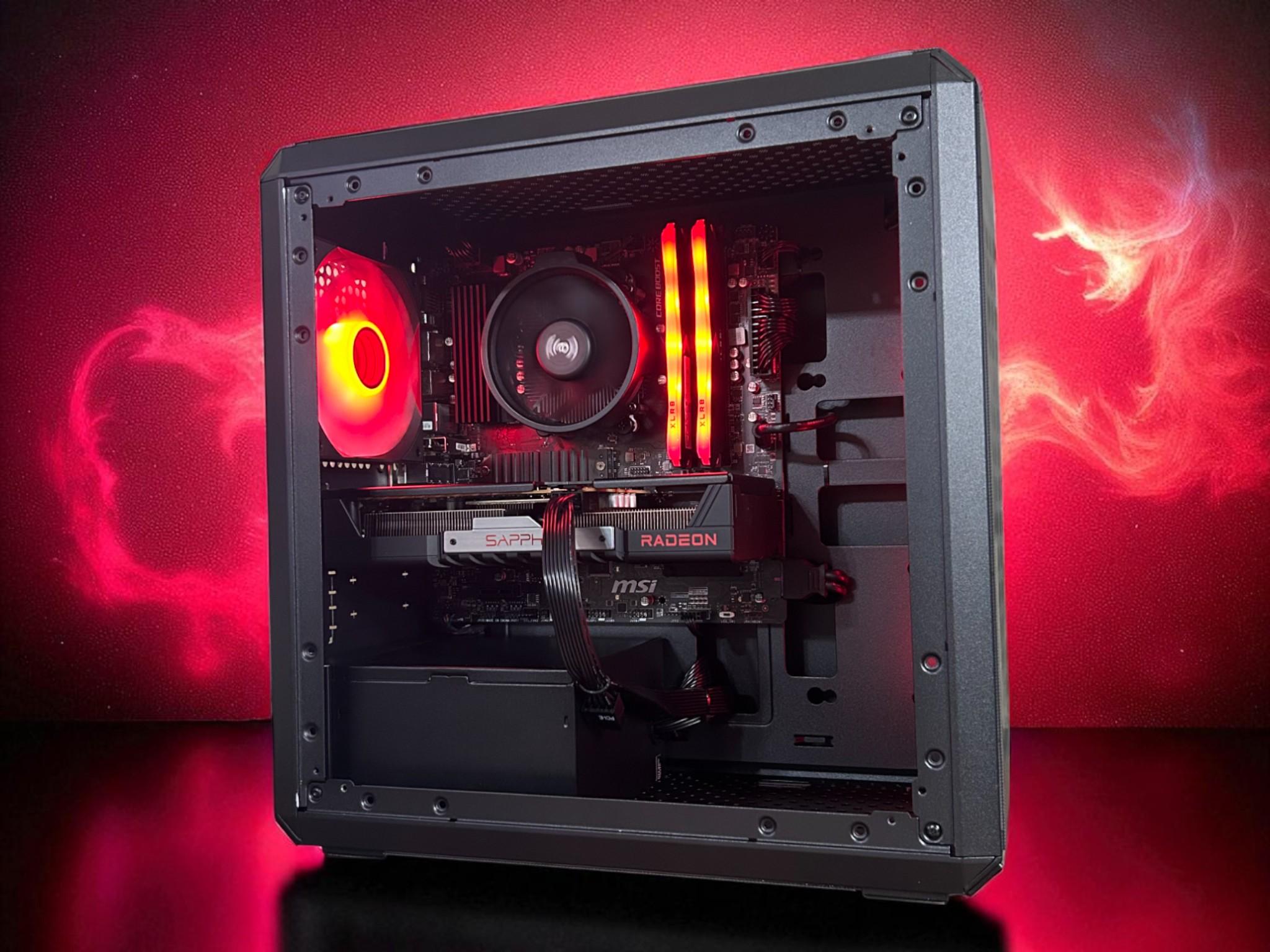 RX 9060XT 8GB | Ryzen 5 5600X | 32GB DDR4 | 1TB NVMe | The Dark Trooper RX