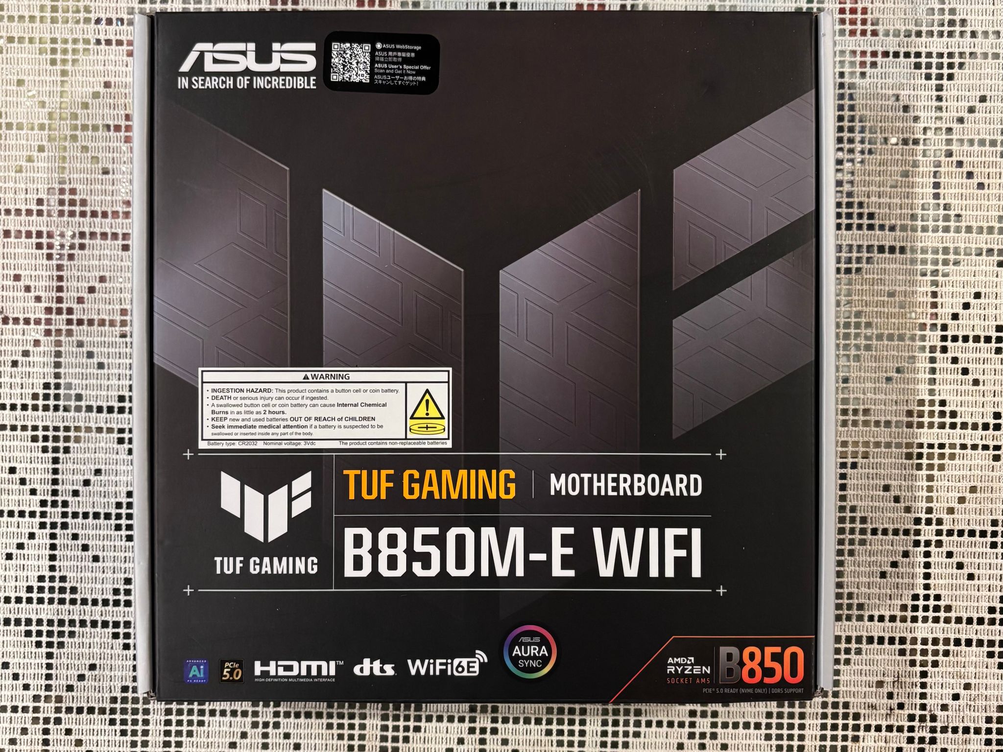 ASUS TUF GAMING B850M-E WIFI