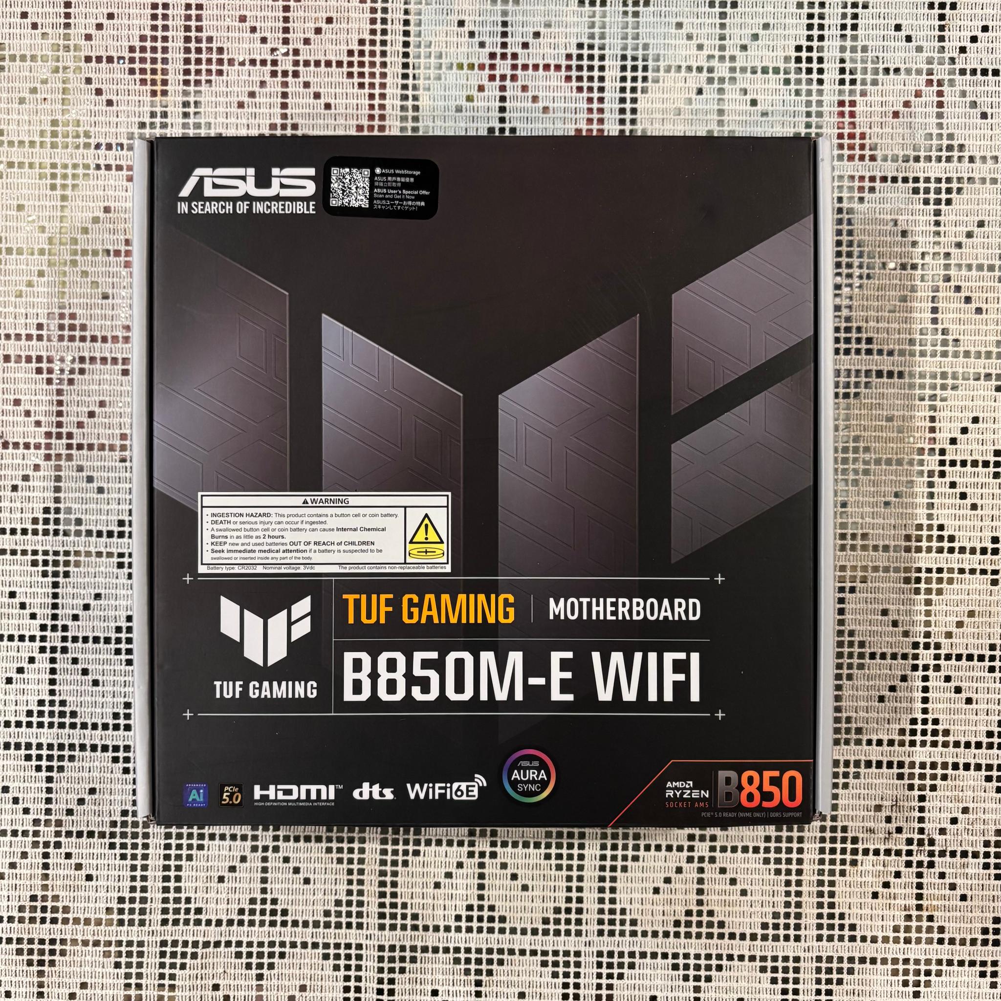 ASUS TUF GAMING B850M-E WIFI