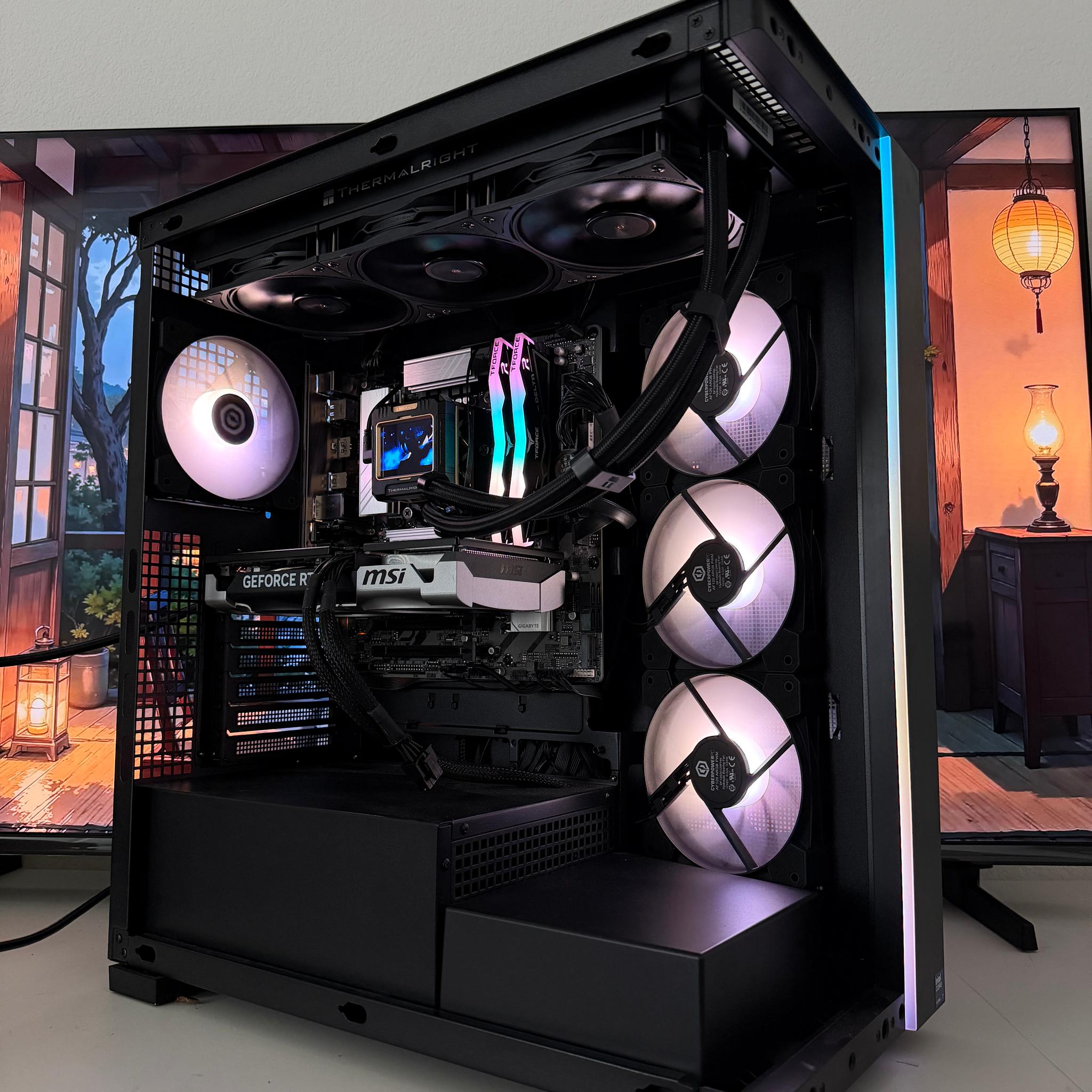 Blackout Custom Gaming PC | Core Ultra 7 265F | RTX 5060 Ti 16GB | 32GB DDR5 | 1TB NVMe