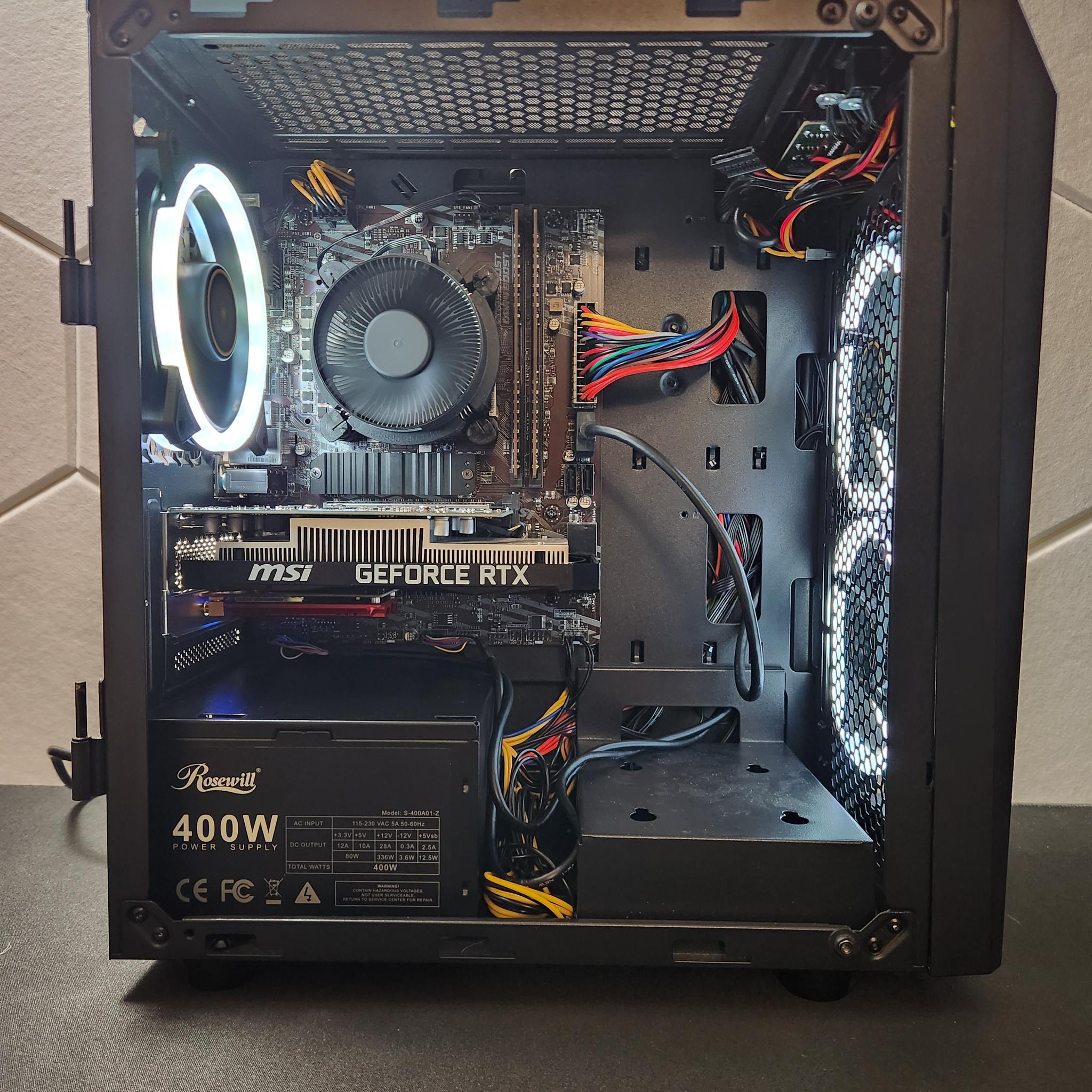 "Budget ESport PC" RTX 3050 6GB | Intel I3 10100f | 16GB DDR4 | 500gb SSD | WIFI