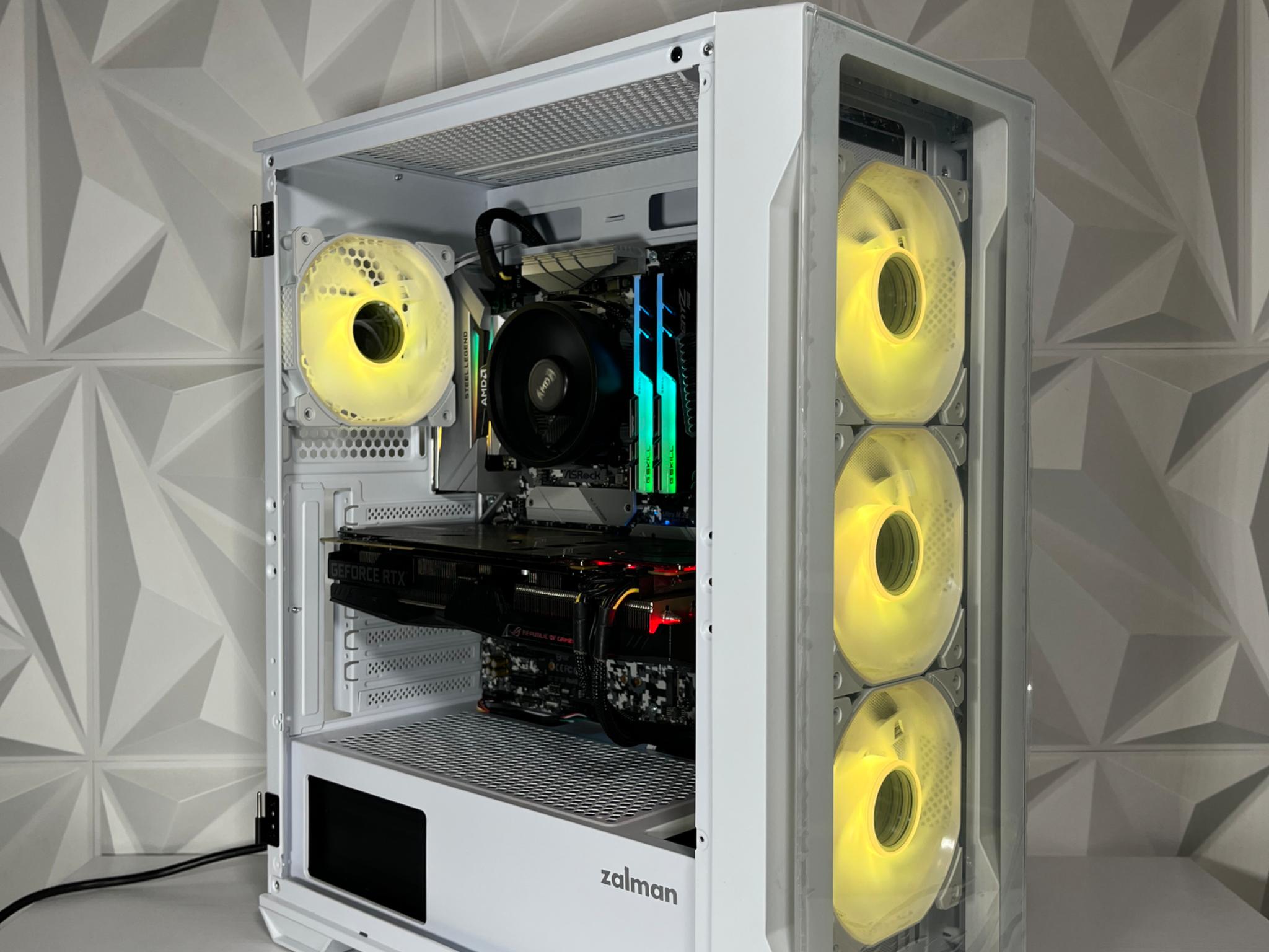 RTX 2060 6GB, Ryzen 7 2700X, 16GB RAM | White RGB Gaming Computer/PC
