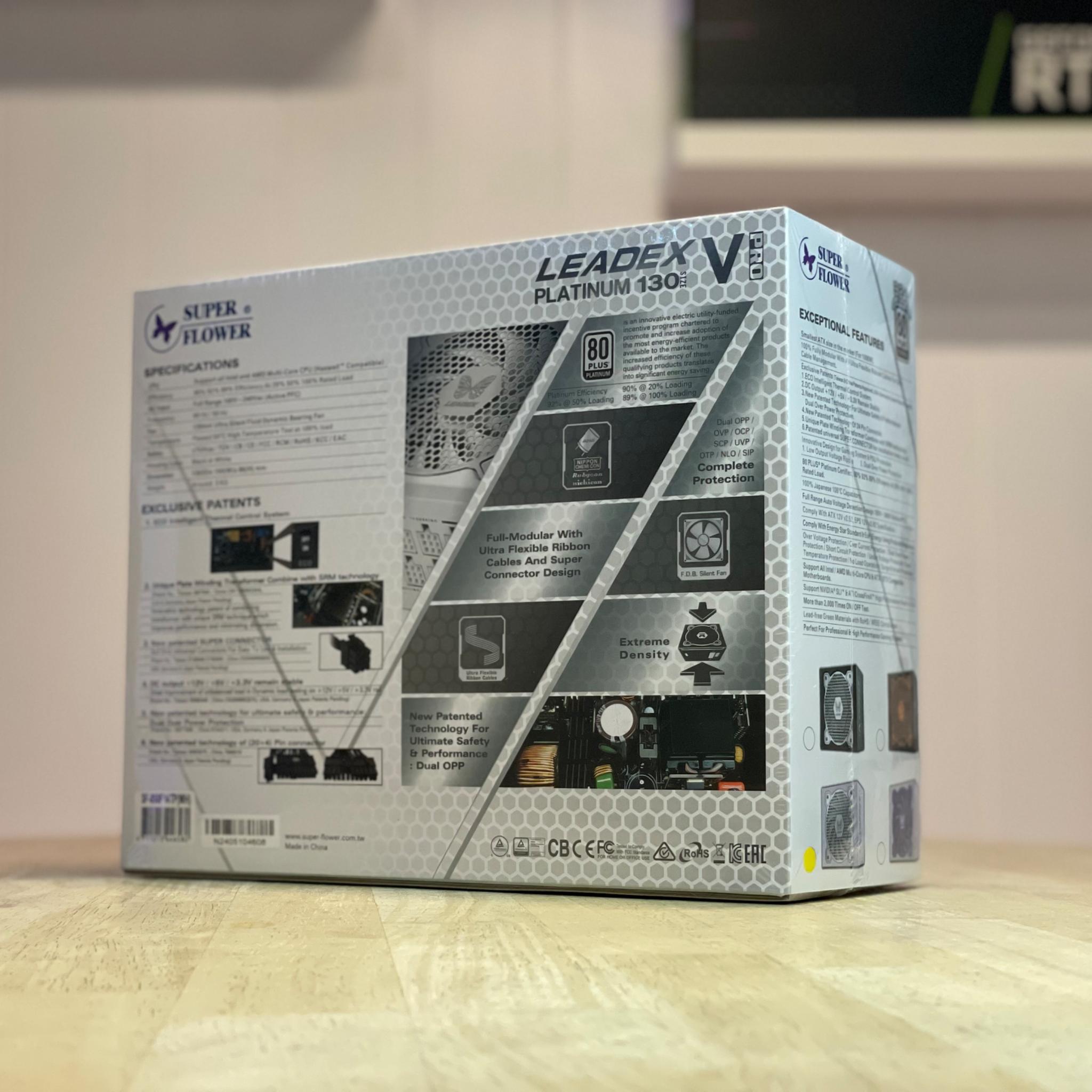 (Brand new sealed) 850W 80+ Platinum Fully Modular Superflower Leadex White Edition