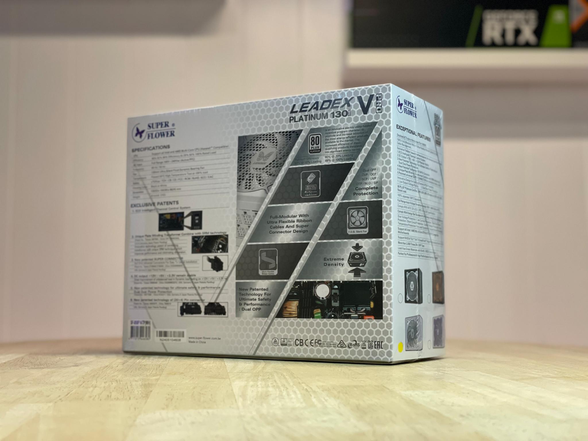 (Brand new sealed) 850W 80+ Platinum Fully Modular Superflower Leadex White Edition
