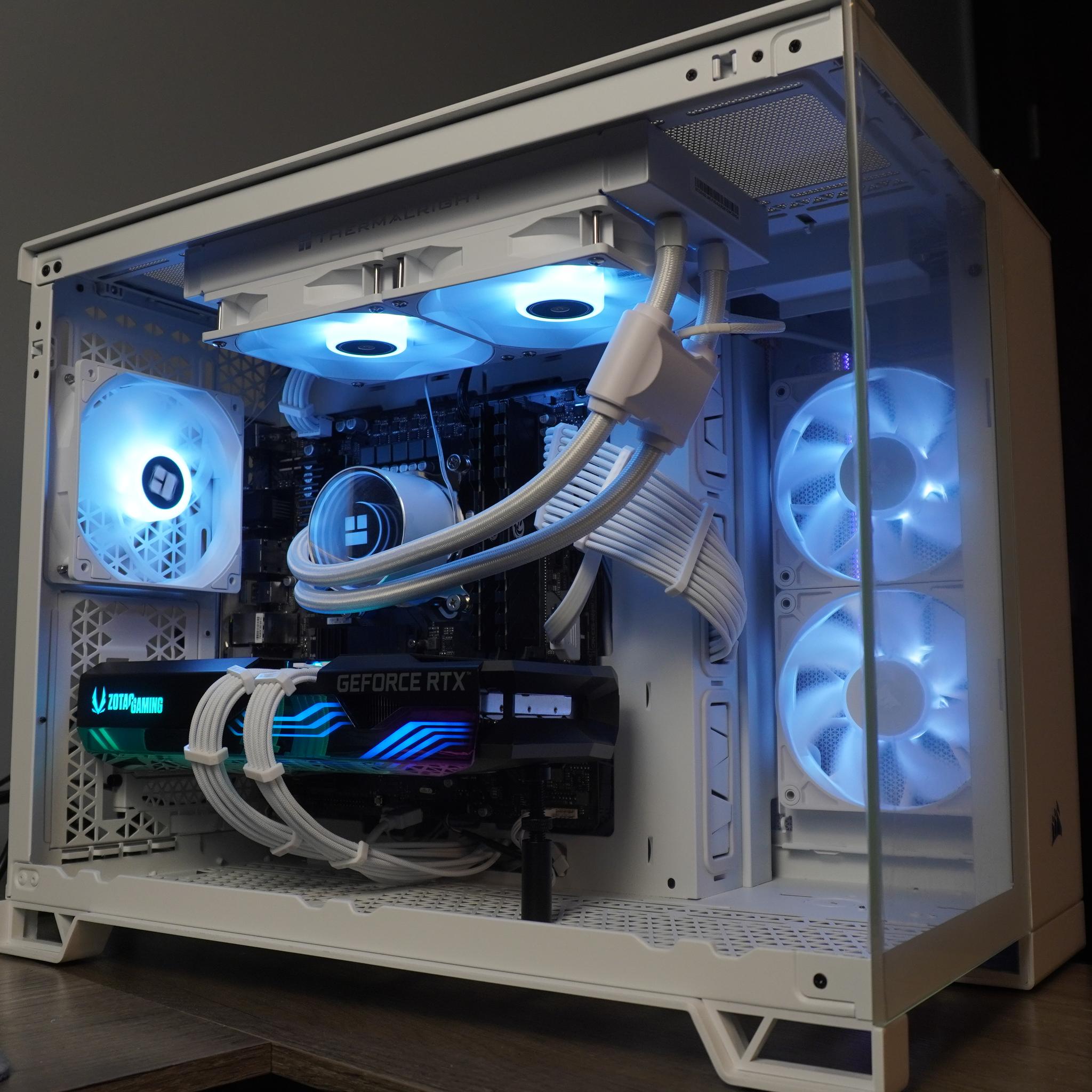 🤍AESTHETIC🤍 1440/1080p GAMING MACHINE 💚RTX 3070 💙 i5 12400f | 32GB | 1TB | WIFI
