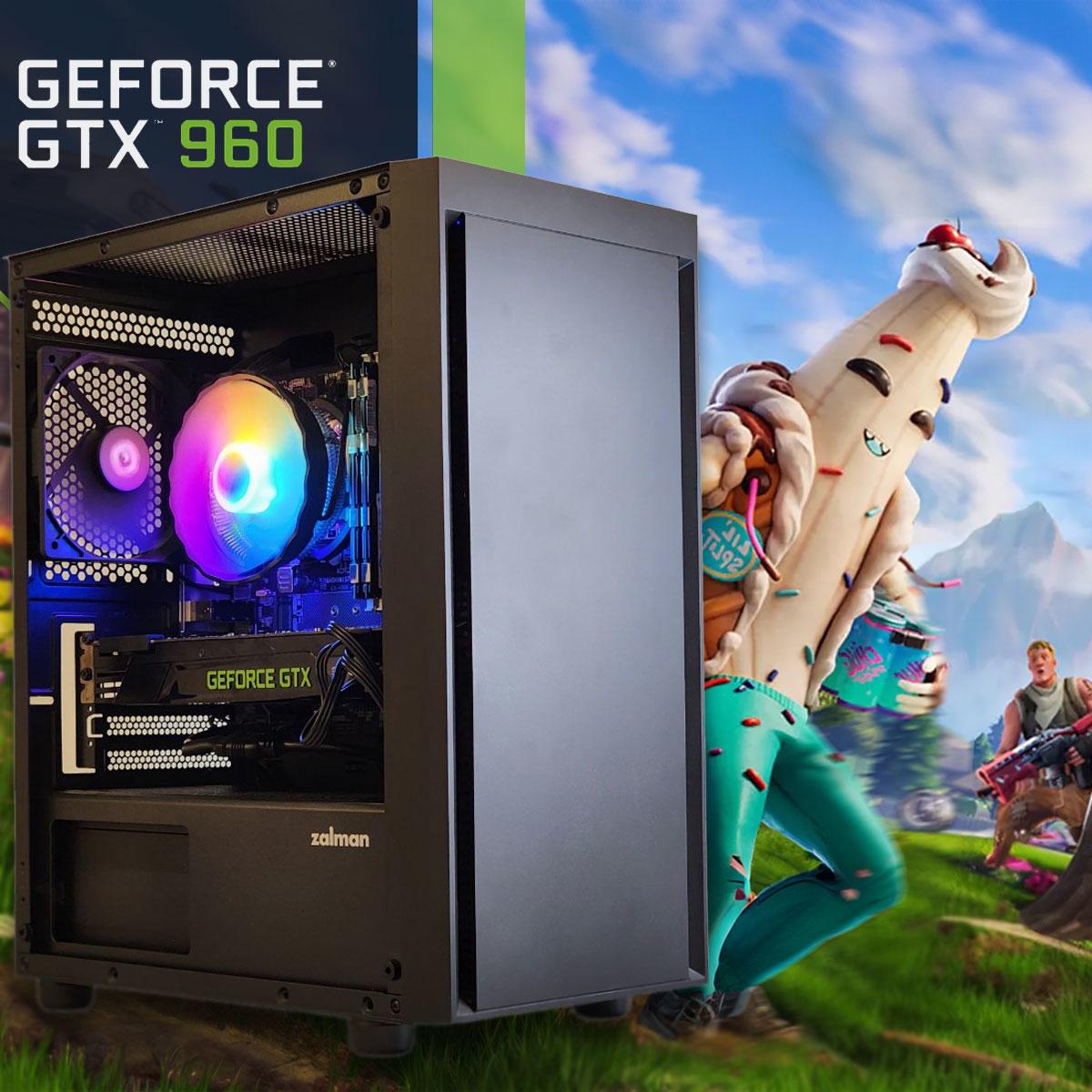 💰 Budget Gaming PC | GEFORCE GTX 960, INTEL 8-CORE CPU, 16GB RAM, 128GB SSD + 320GB HDD, WIFI & BT