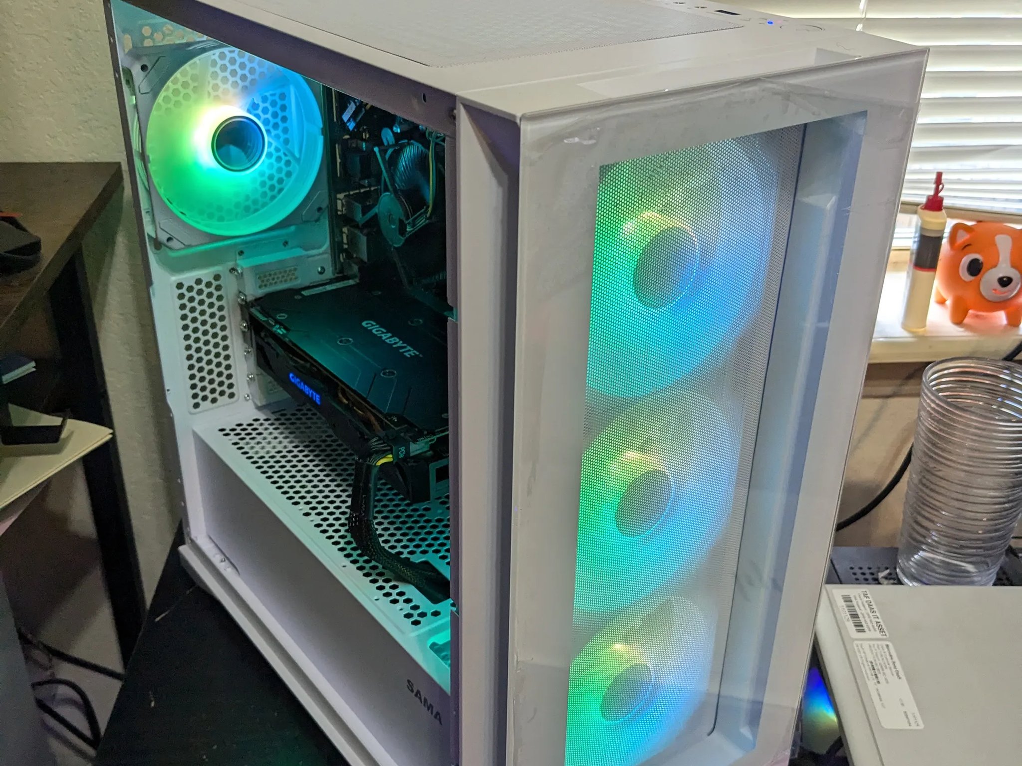 FREE SHIP || i5-6500, 16GB RAM, RX 570 4GB, 480GB SSD, Win10, Wifi, New PSU, RGB Infinity Fans