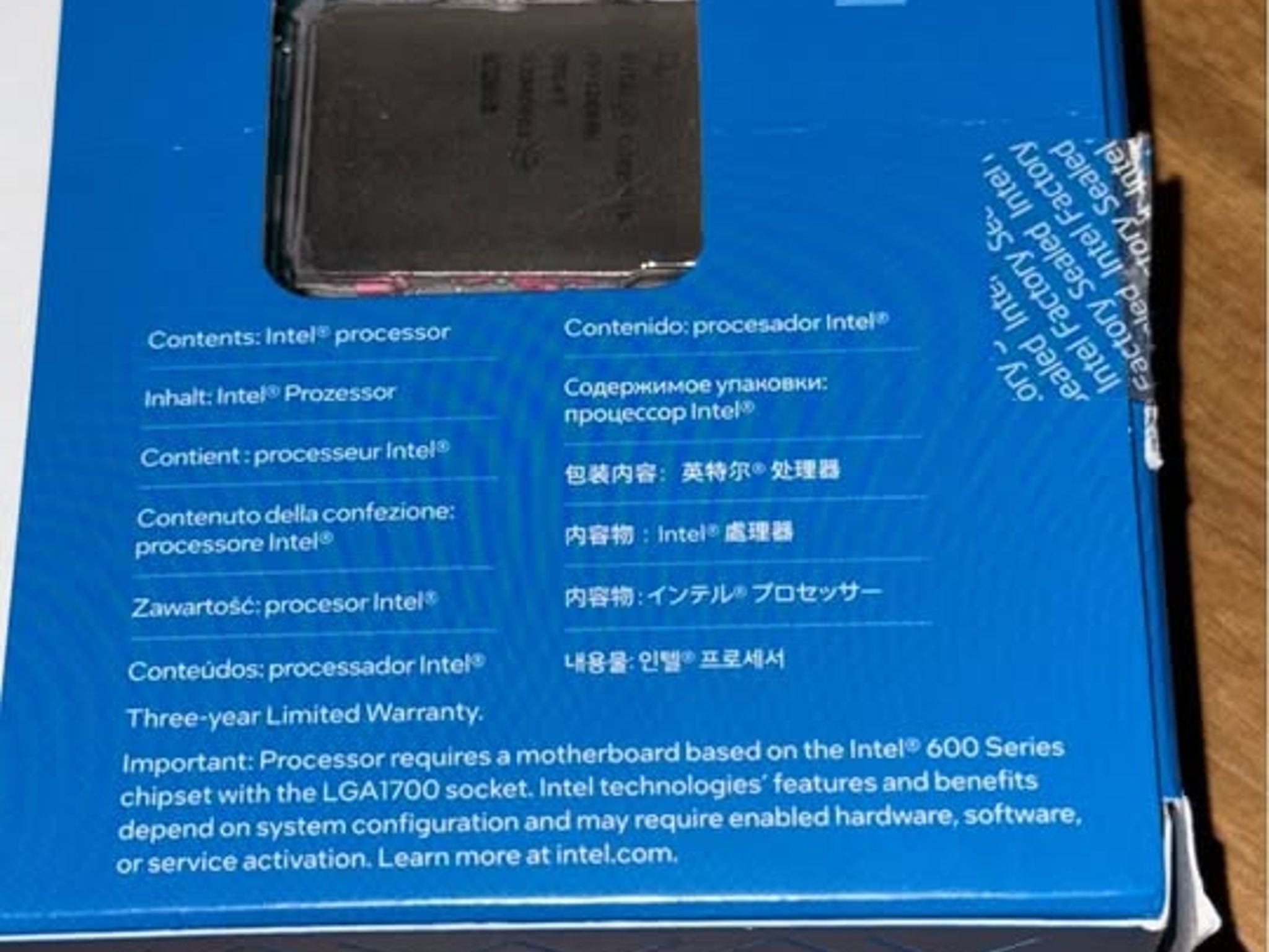 Intel i5 12600k