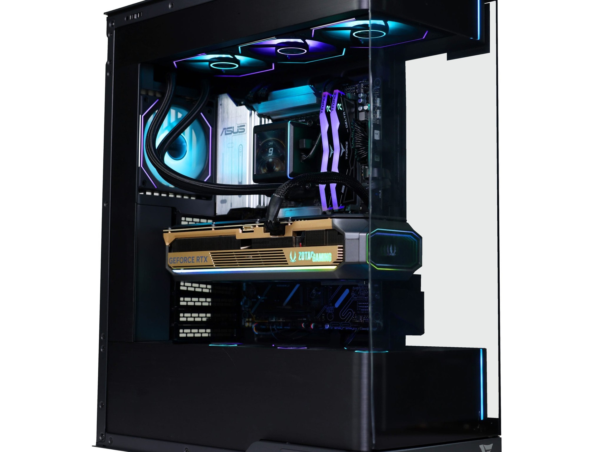 VRLA Tech GeForce RTX 5080 AMD Ryzen 7 9800X3D 32GB 6000 DDR5 2TB NVMe 1000W PSU Windows