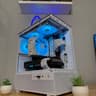 Custom White 1440p Gaming PC-Ryzen 5 5500-RTX 3070-1TB SSD-16GB Ram