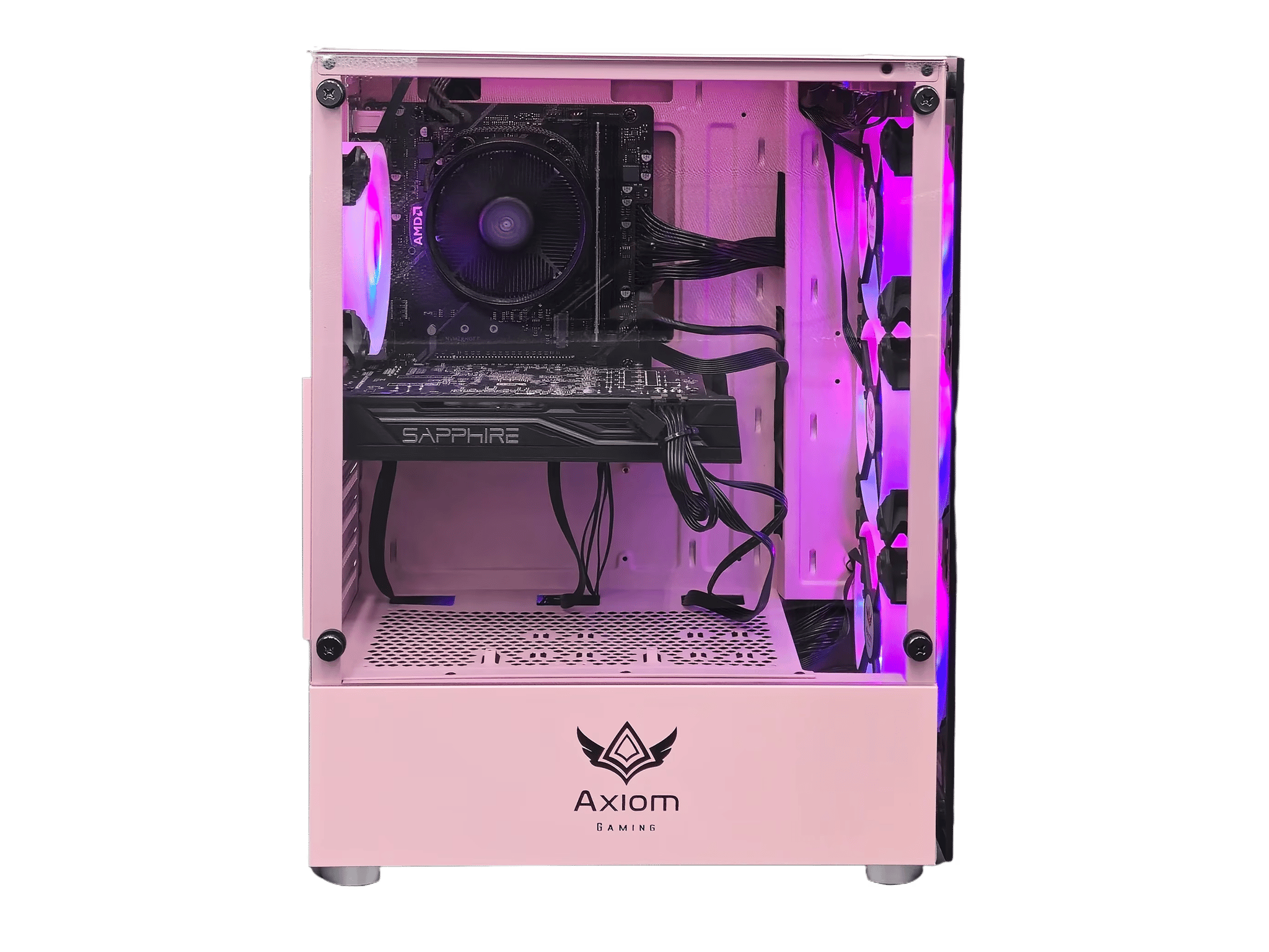 Axiom Gaming® Radeon RX 470 - Ryzen 5 2400G | 16GB RAM | 512GB SSD | Pink Gaming PC