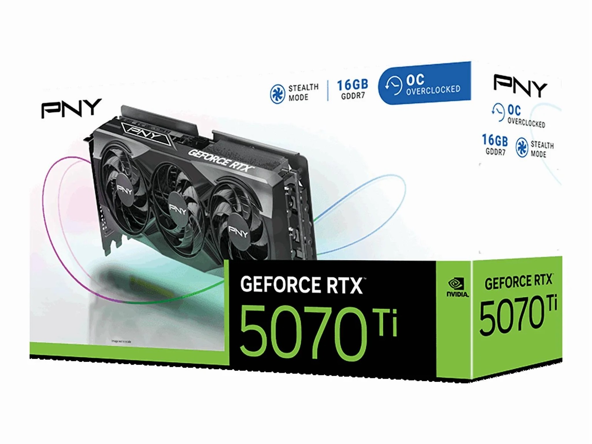 NEW PNY GeForce RTX 5070 Ti Triple Fan Plus OC