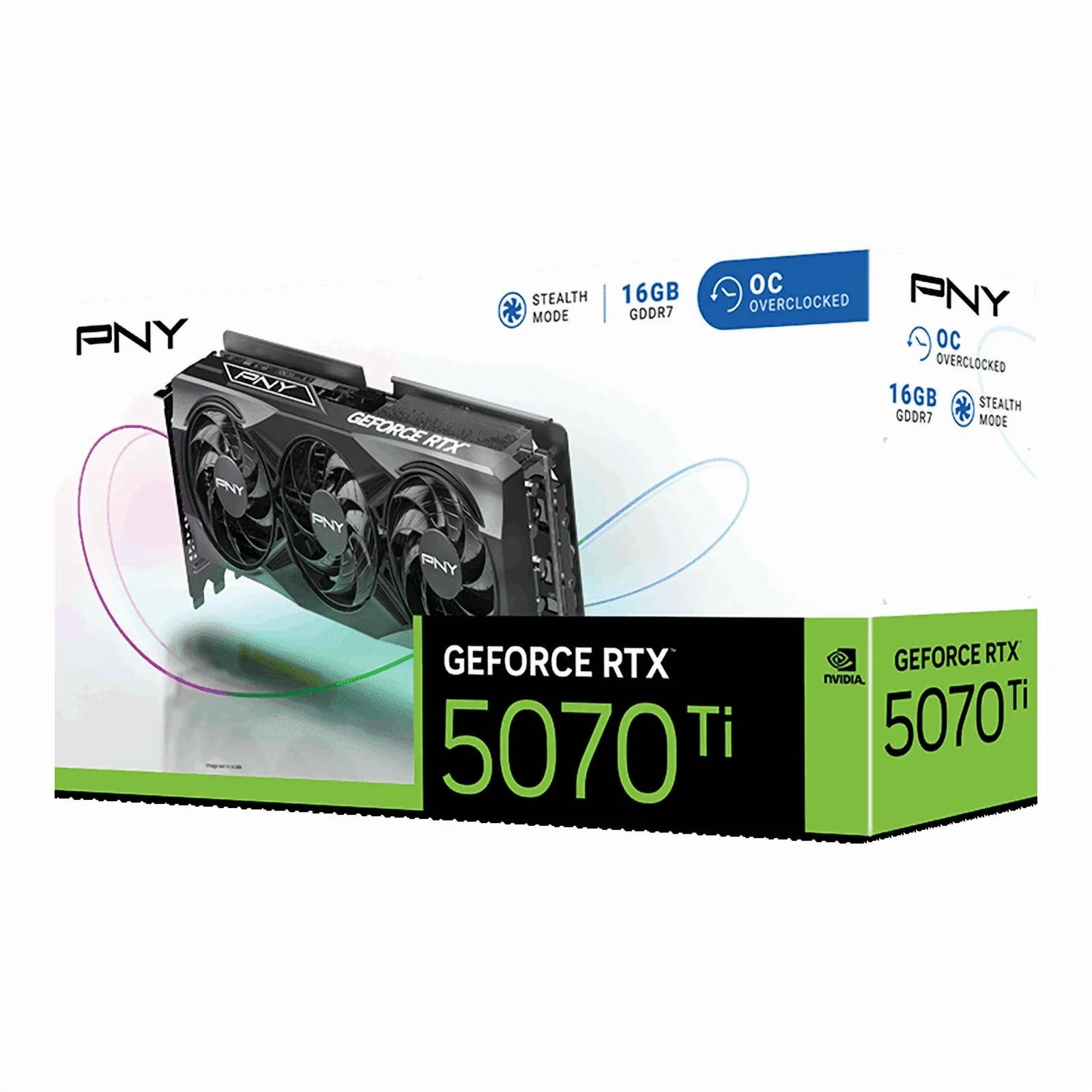 NEW PNY GeForce RTX 5070 Ti Triple Fan Plus OC