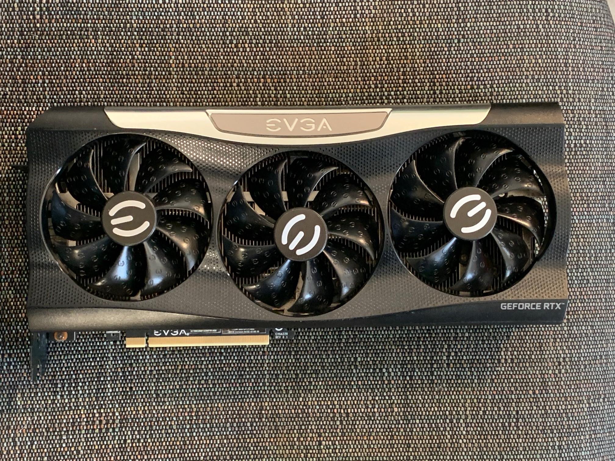 EVGA GeForce RTX 3080 FTW3 ULTRA GAMING,  P/N 10G-P5-3897-KR, 10GB GDDR6X, Used.