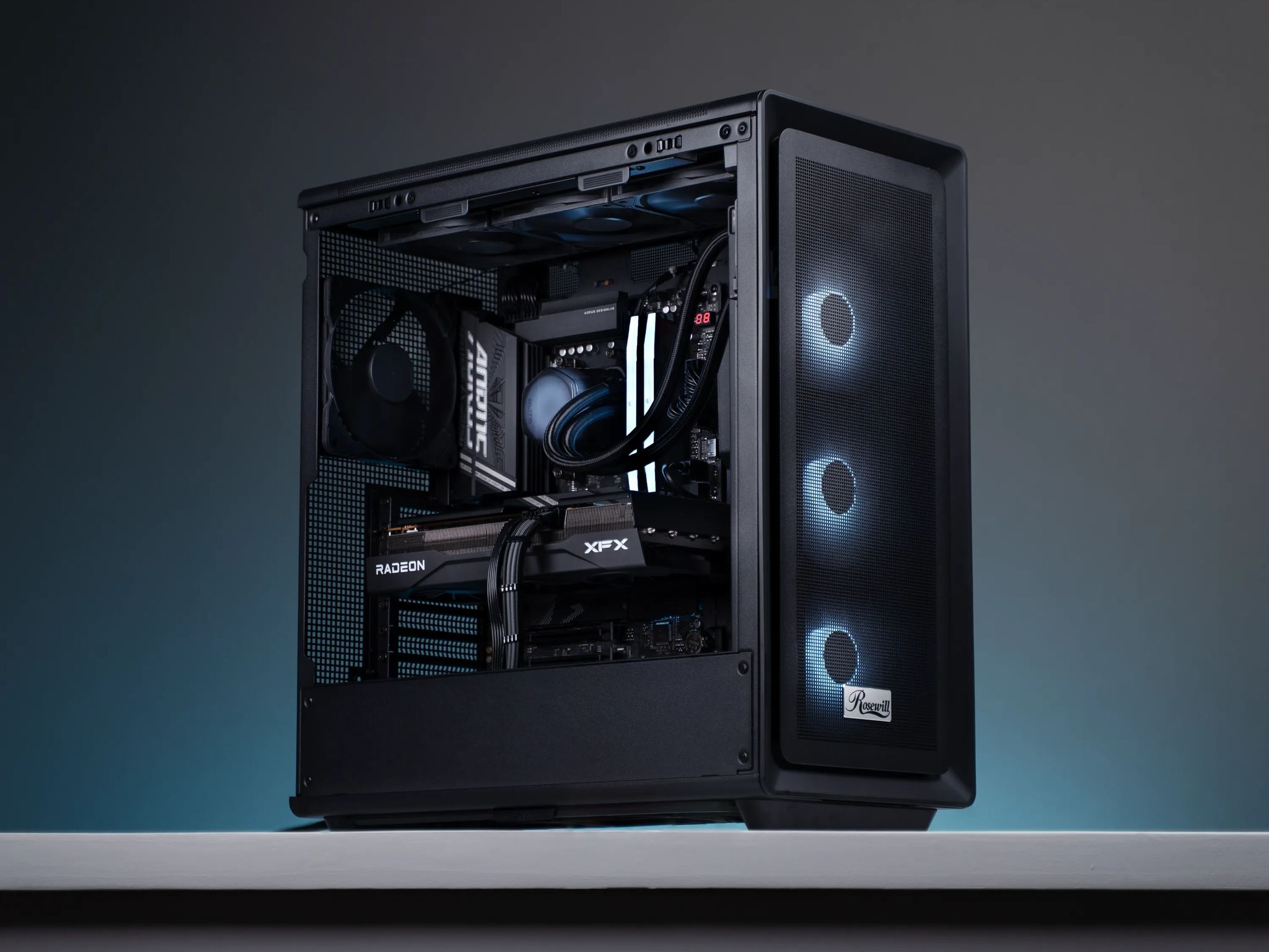 “Fractusform” RX 9070 Ryzen 7 8700F 2TB 32GB Windows 11 Gaming PC Powerhouse