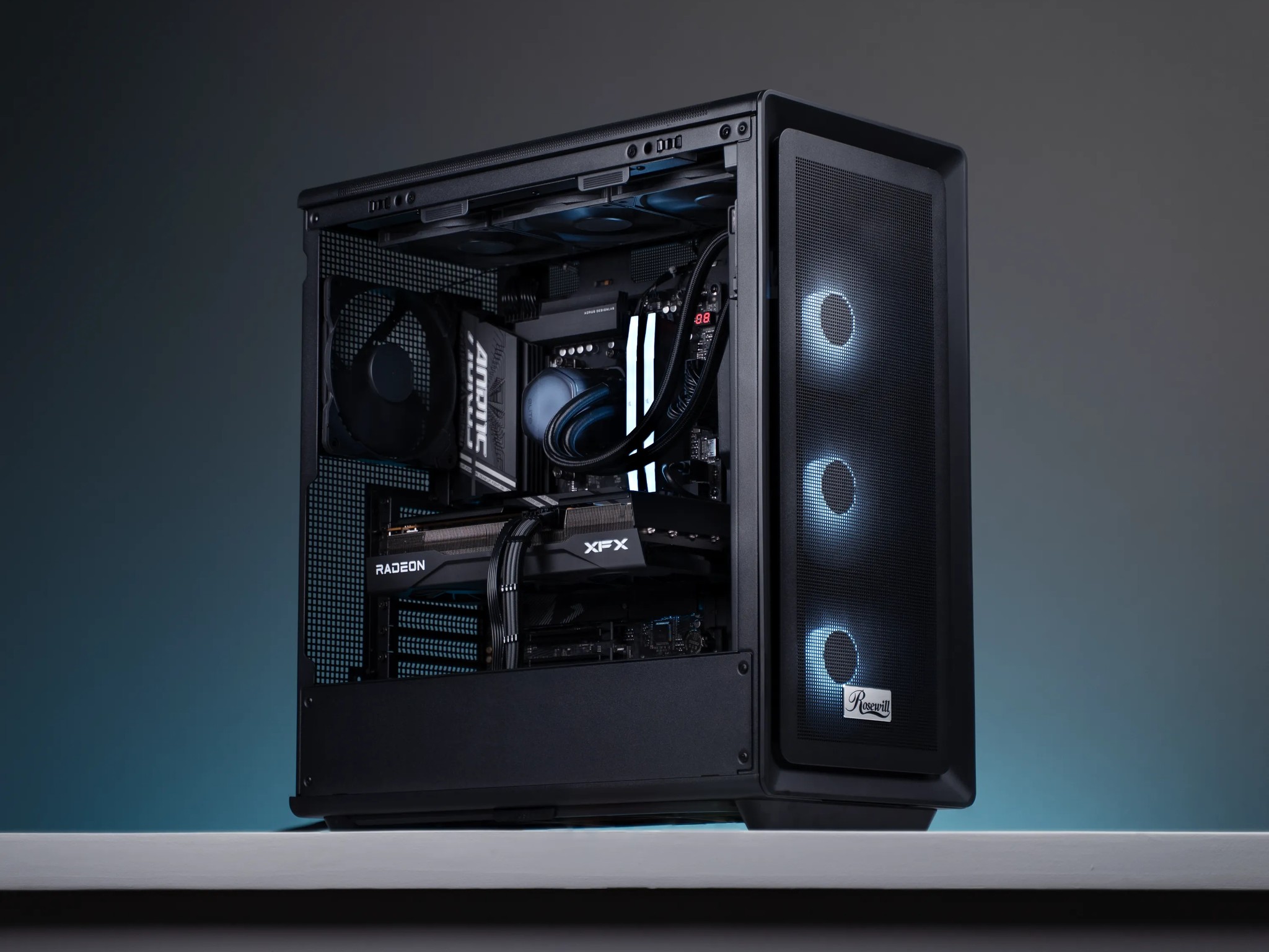 “Fractusform” RX 9070 Ryzen 7 8700F 2TB 32GB Windows 11 Gaming PC Powerhouse