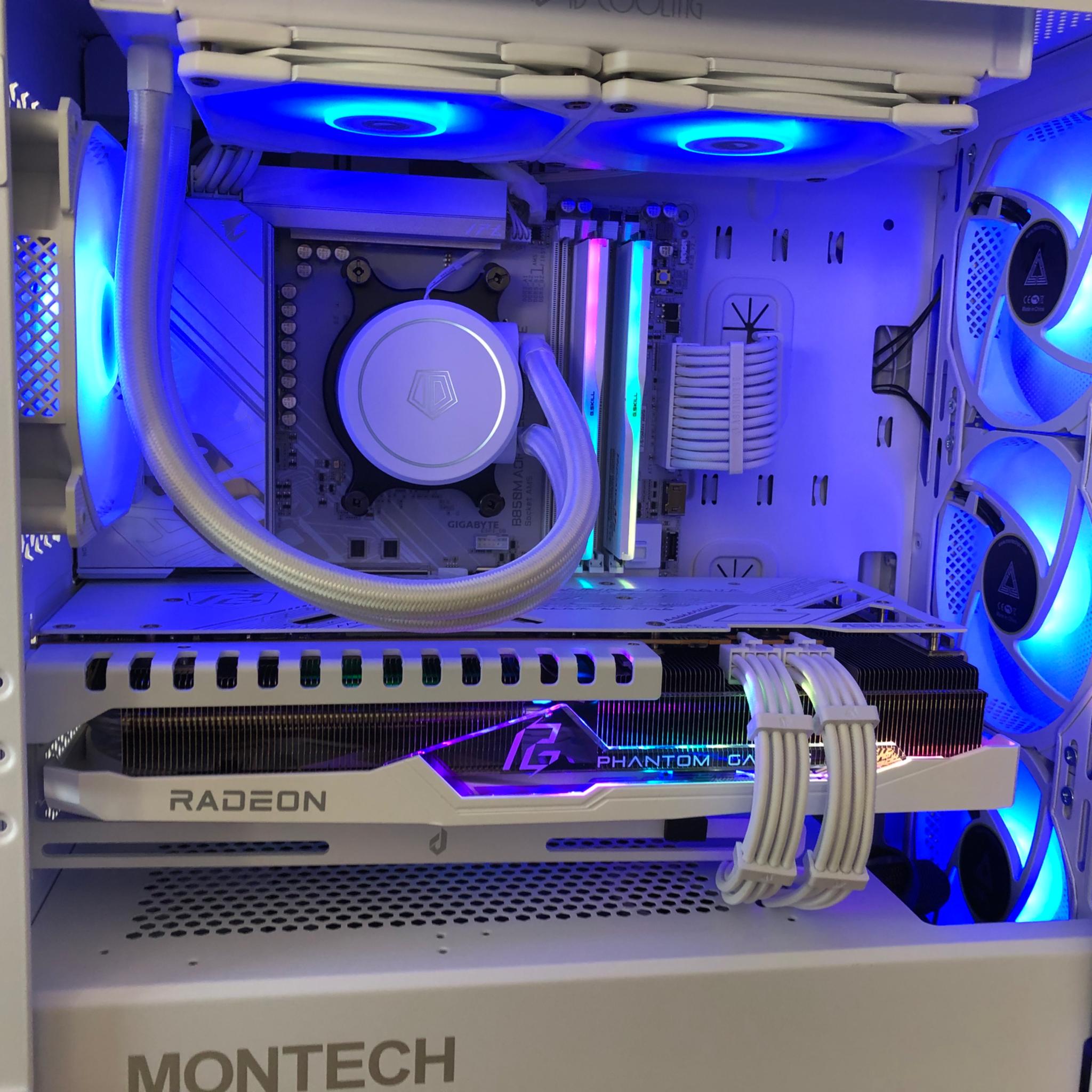 🧊PLANET HOTH🧊 AMD 7900 XT 20GB🧊AMD Ryzen 7 7700X🧊32GB DDR5 6000Mhz RAM❄️1TB SSD🧊Liquid Cooled!