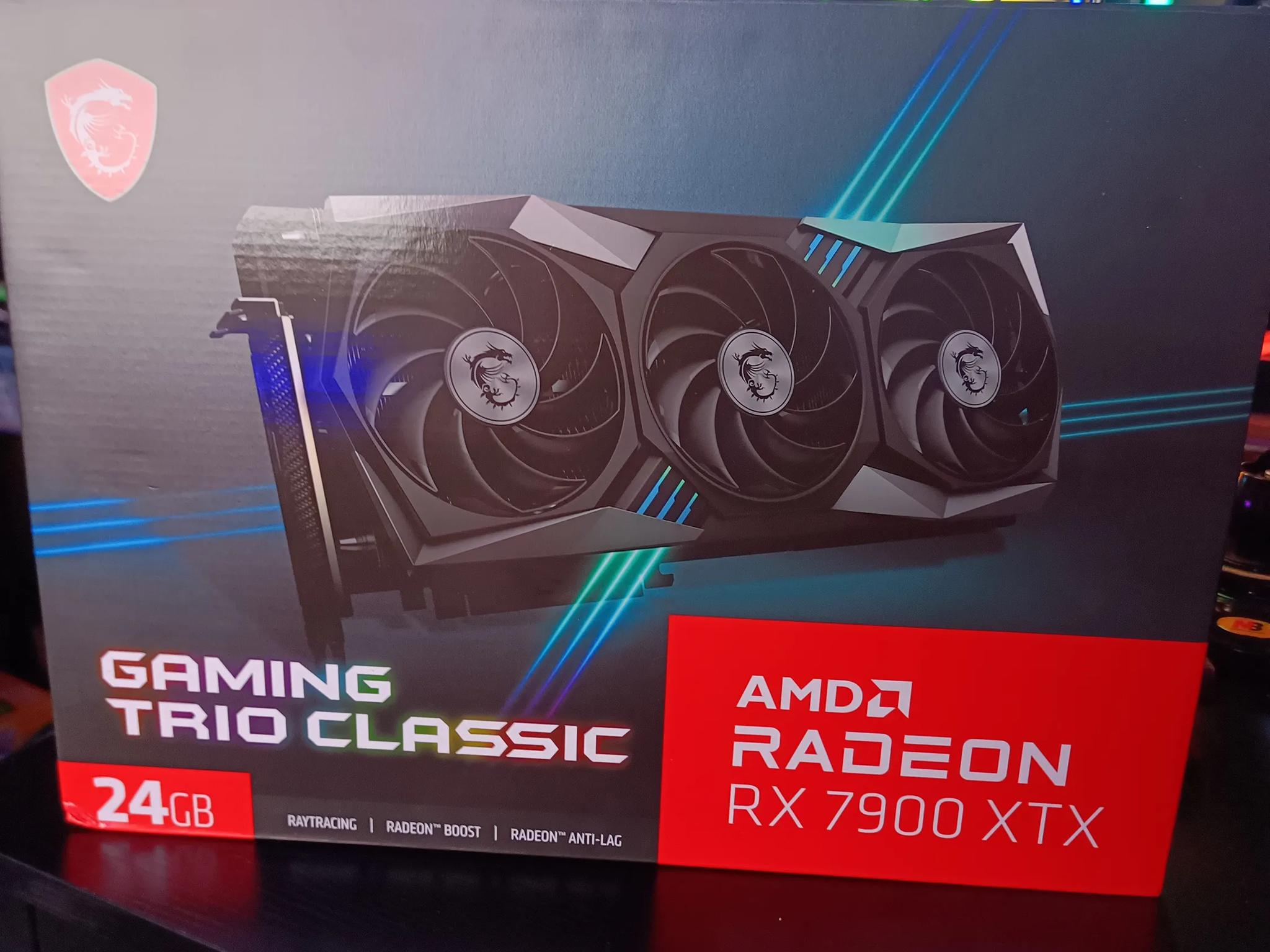 BRAND NEW OPEN BOX     MSI Gaming Radeon RX 7900 XTX Gaming Trio Classic 24G**