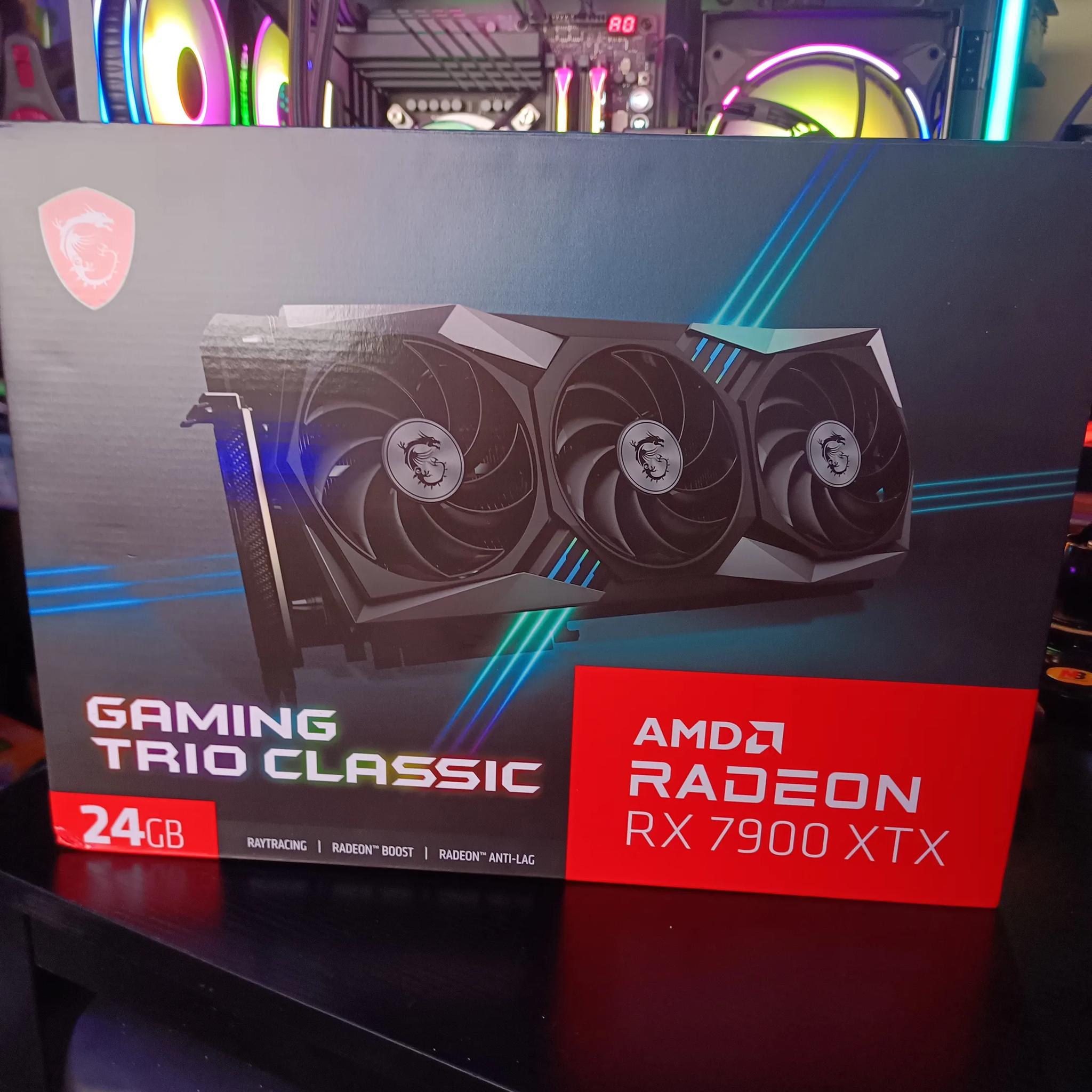 BRAND NEW OPEN BOX     MSI Gaming Radeon RX 7900 XTX Gaming Trio Classic 24G**