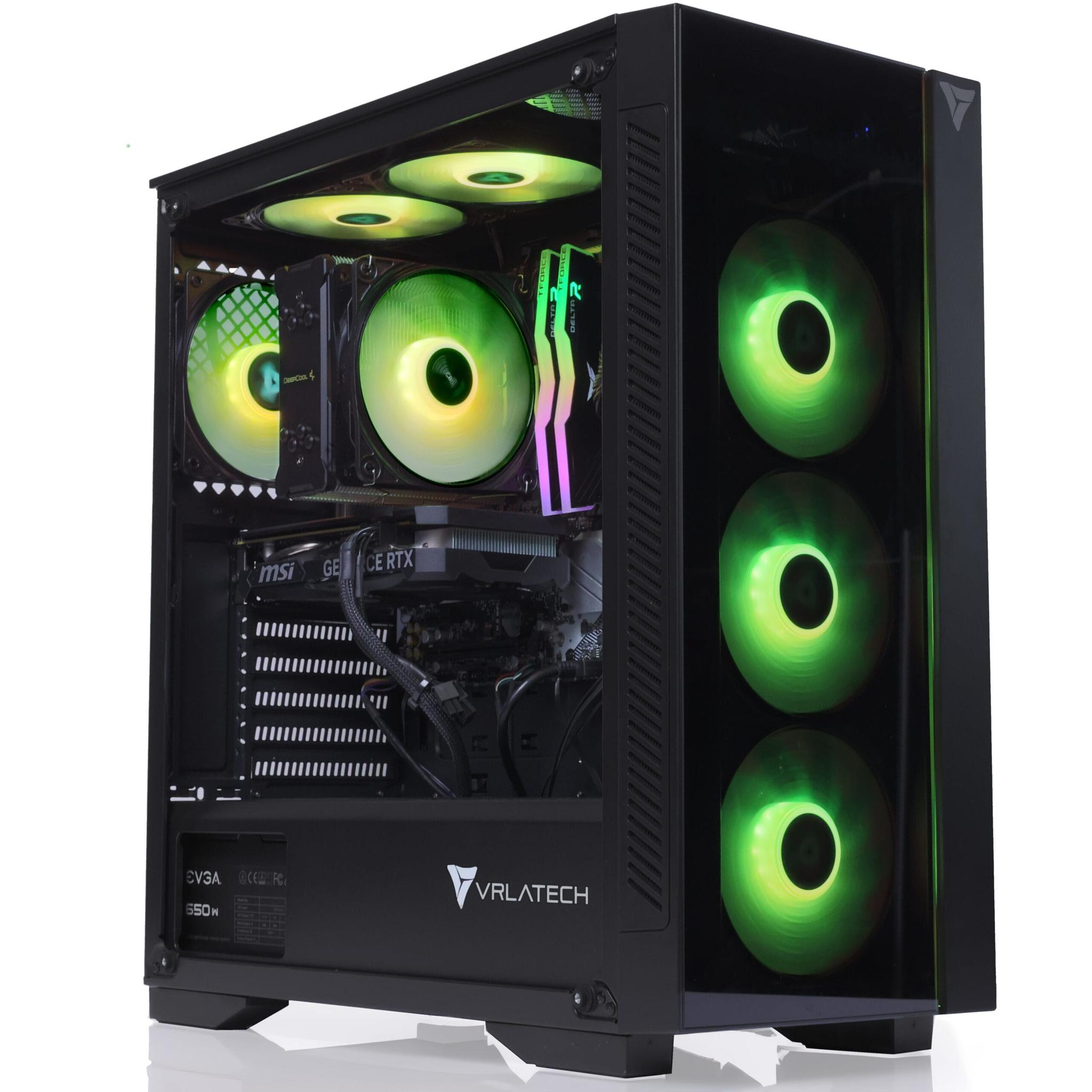 NEW VRLA Tech GeForce RTX 4060 Ti Intel Core i5-14400F 32GB DDR5 1TB NVMe 650W PSU Windows