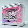 White RX 9070 XT Ryzen 7 7700X 32GB DDR5 2TB M.2 Win 11 Pro Gaming PC