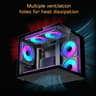 LOVINGCOOL CUBEX SERIES MATX CASE – PANORAMIC GLASS (NEW)