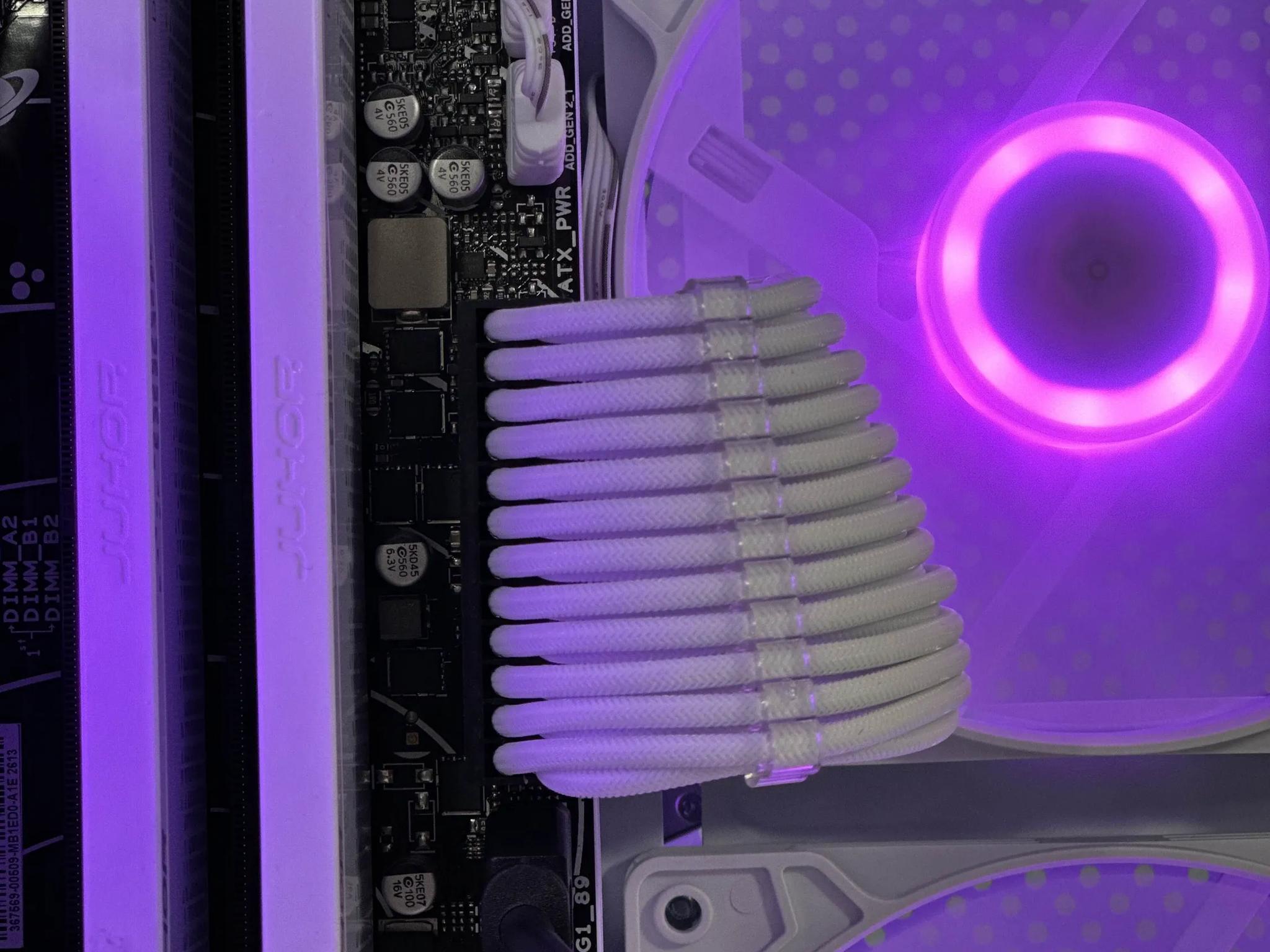 Ryzen 5 8400F | RTX 3060Ti | 32GB RAM | 1TB SSD | WIFI & BT |White RGB Gaming PC