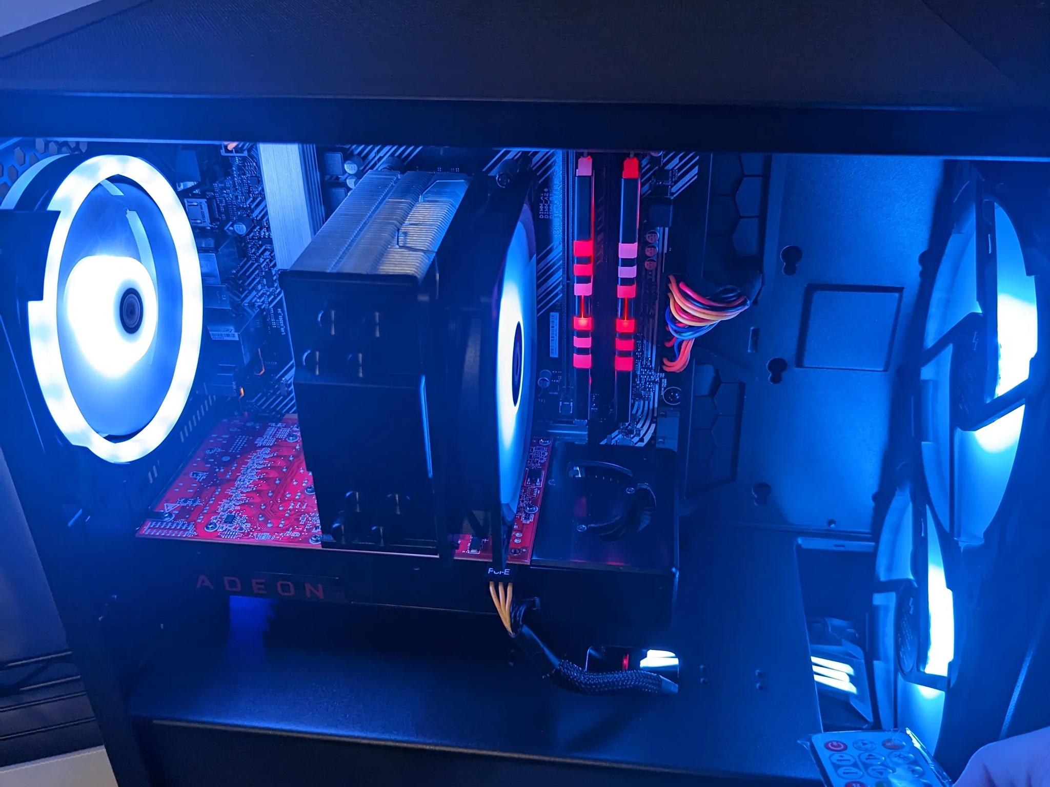 Gaming PC Ryzen 5 5500, 16GB DDR4, 512GB SSD, RX 570X 8GB