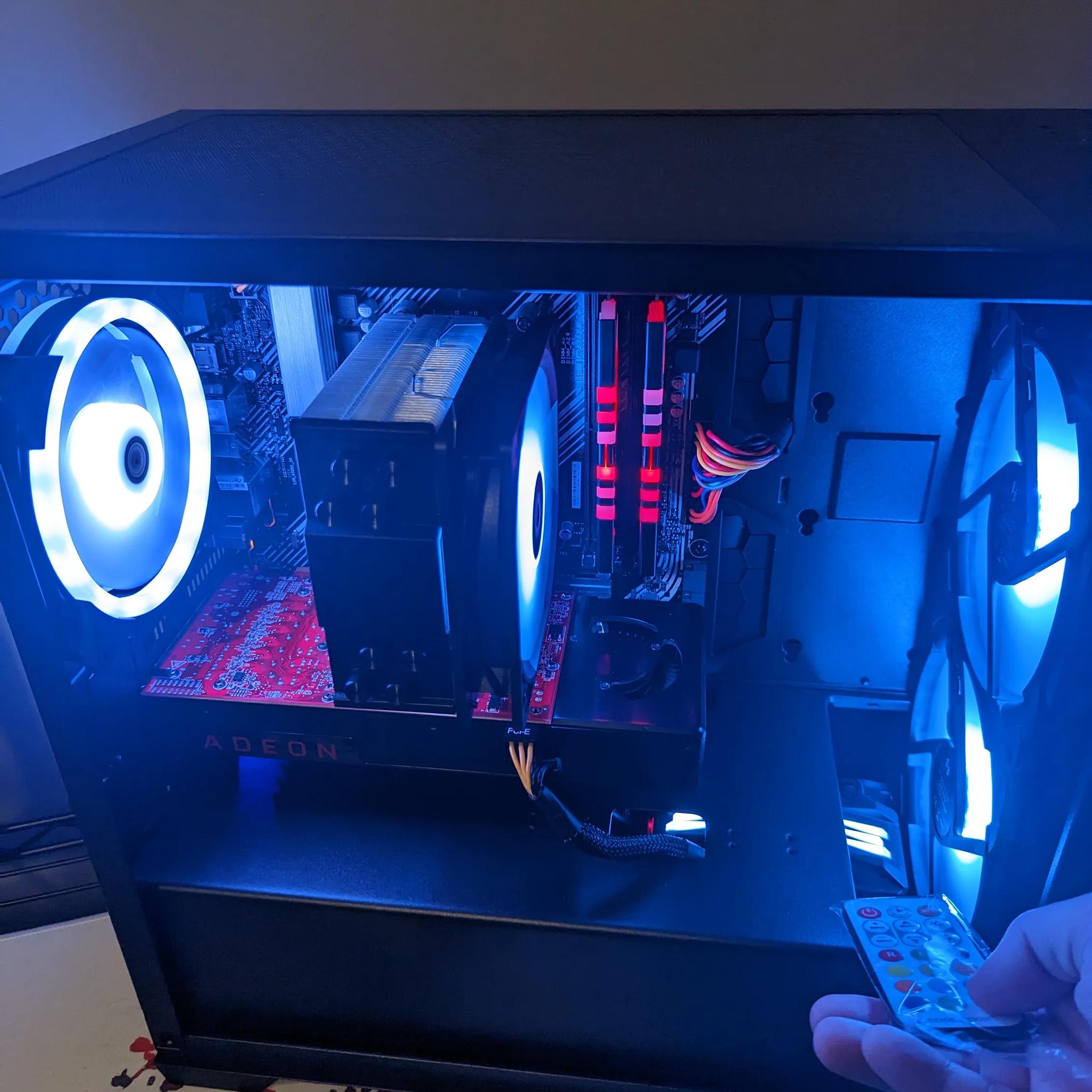 Gaming PC Ryzen 5 5500, 16GB DDR4, 512GB SSD, RX 570X 8GB