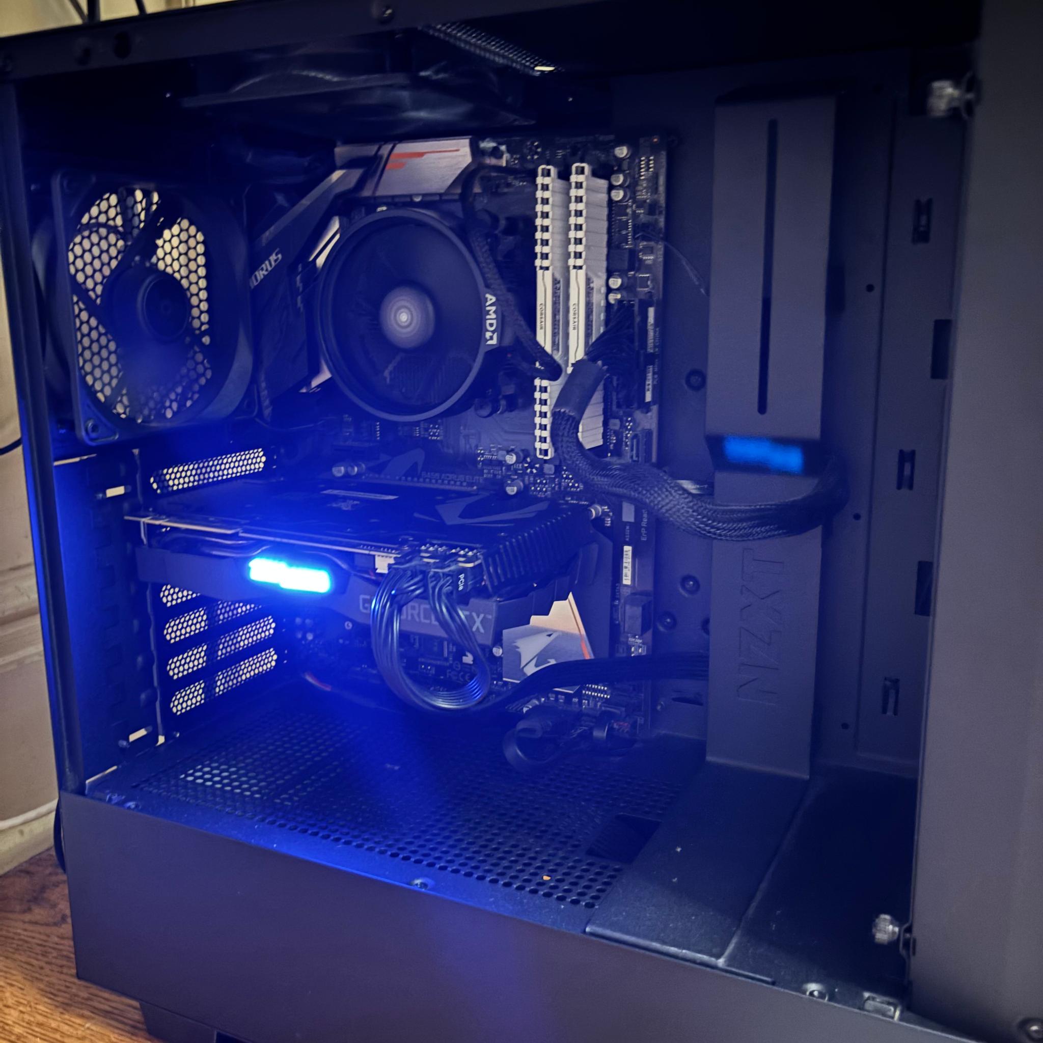 Ryzen 5 3500 | Nvidia RTX 2070 Super | Black NZXT Case | Over 1TB SSD Storage