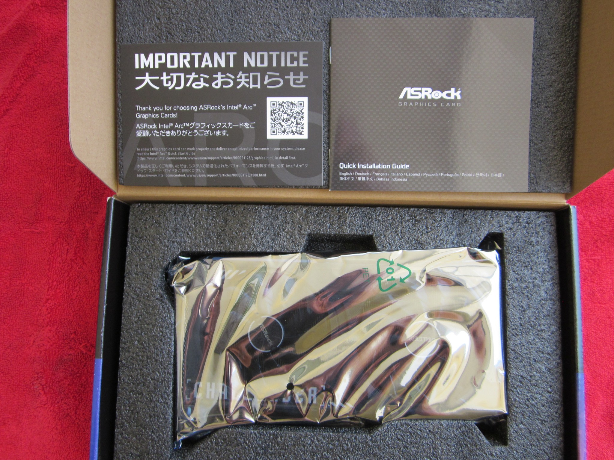 New! ASRock Intel ARC B570 10GB GDDR6 Graphics Card