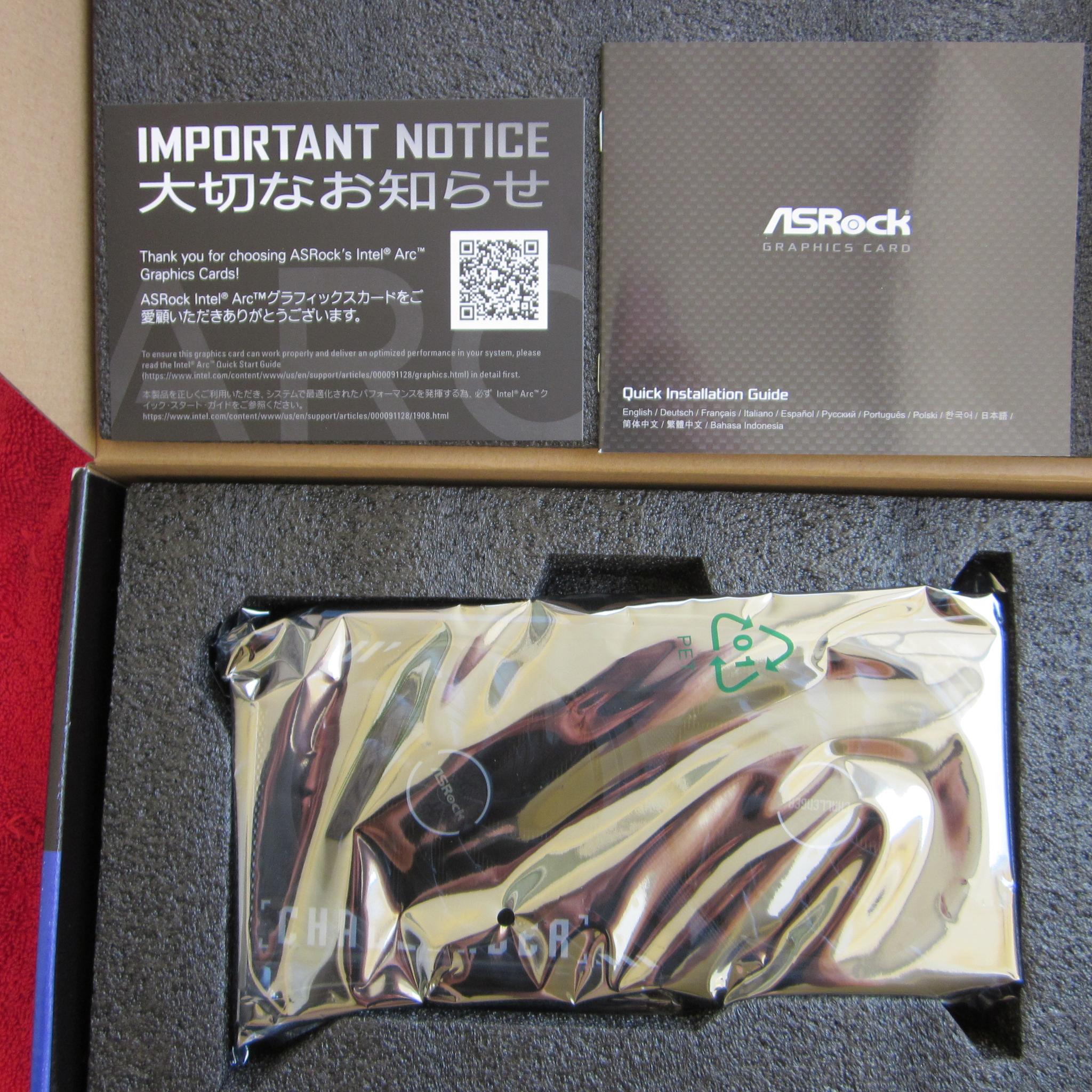 New! ASRock Intel ARC B570 10GB GDDR6 Graphics Card