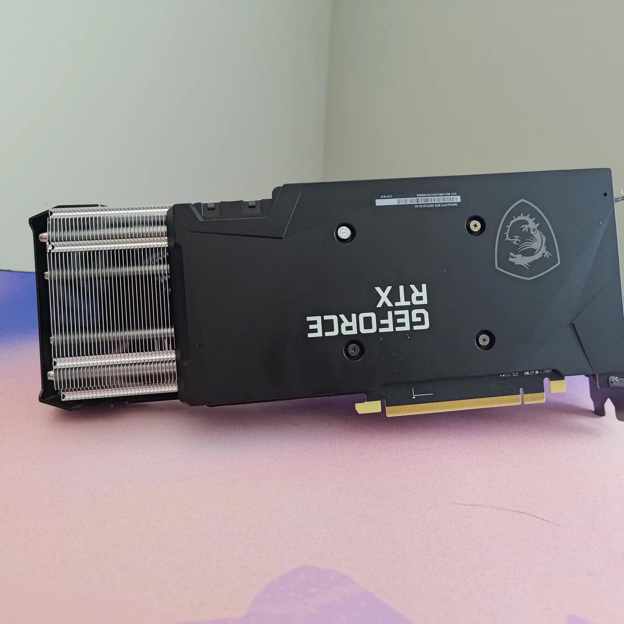 MSI Ventus 3x RTX 3070 Triple Fan Graphics Card