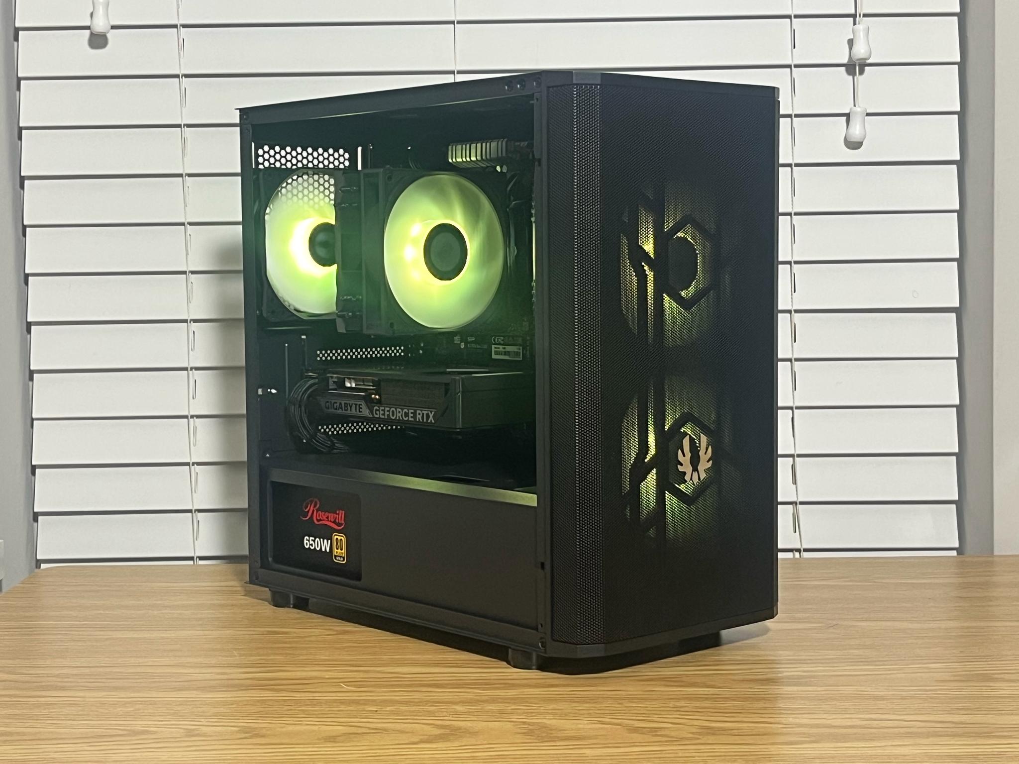 🖤💚Ryzen 5 5600 | RTX 5060 | 32GB DDR4 | 1TB SSD | Gaming PC💚🖤