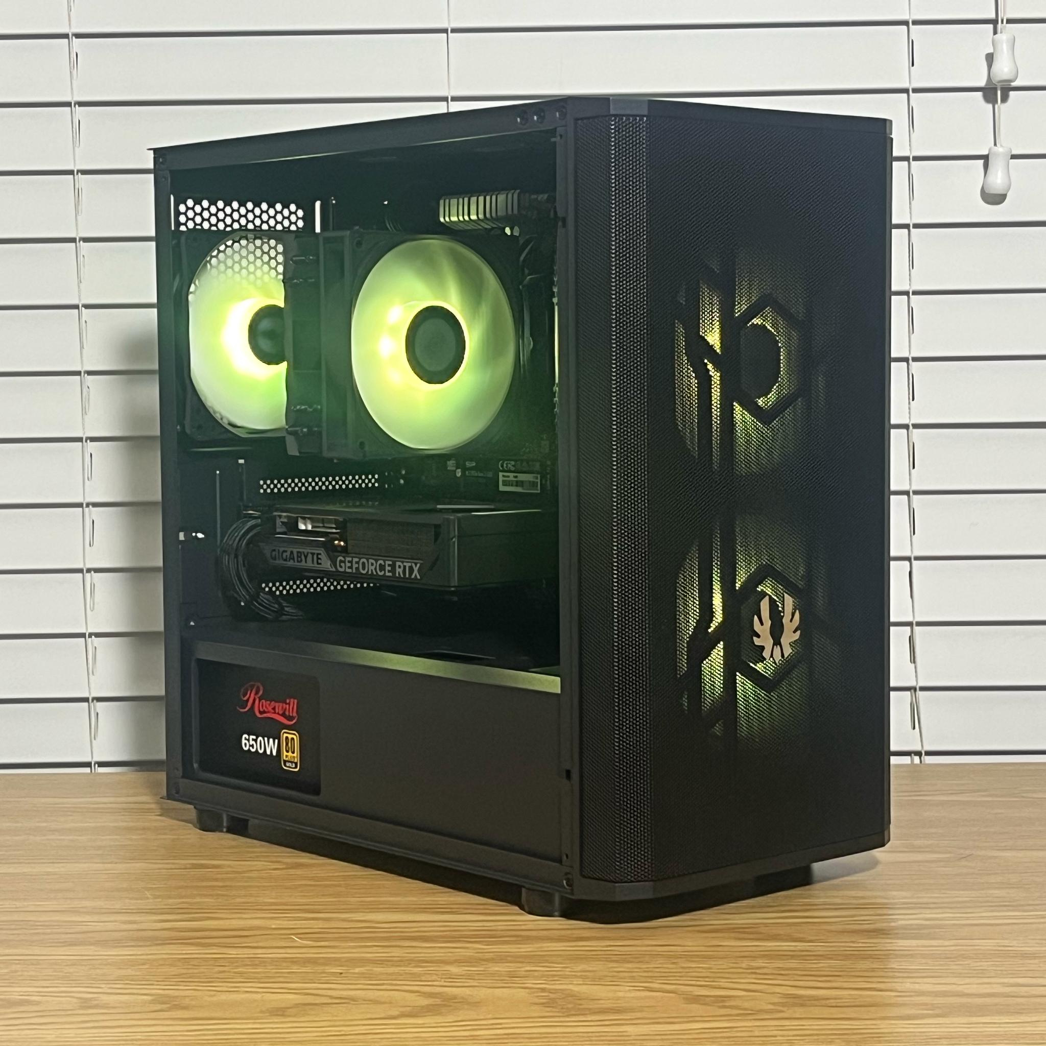 🖤💚Ryzen 5 5600 | RTX 5060 | 32GB DDR4 | 1TB SSD | Gaming PC💚🖤