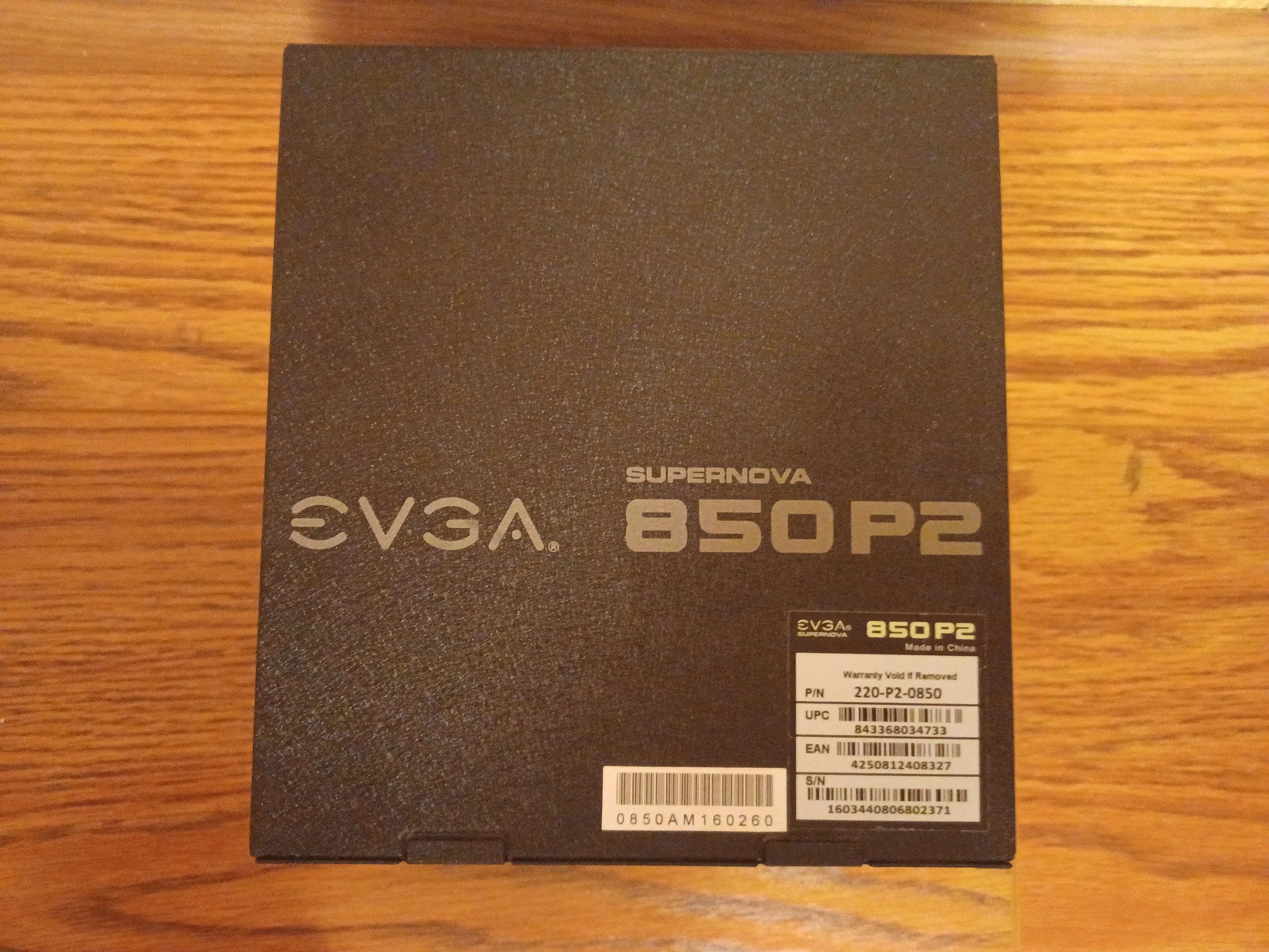 EVGA SuperNOVA 850w P2 80+ PLATINUM PSU